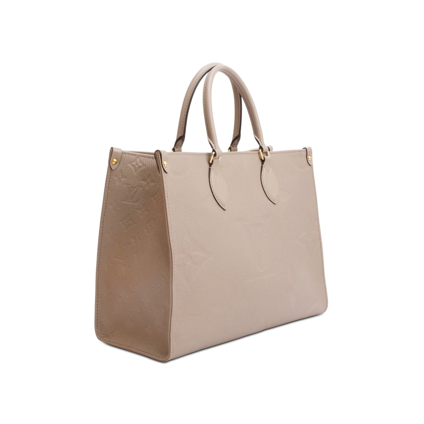 Louis Vuitton Turtledove Monogram Empreinte Giant OnTheGo MM