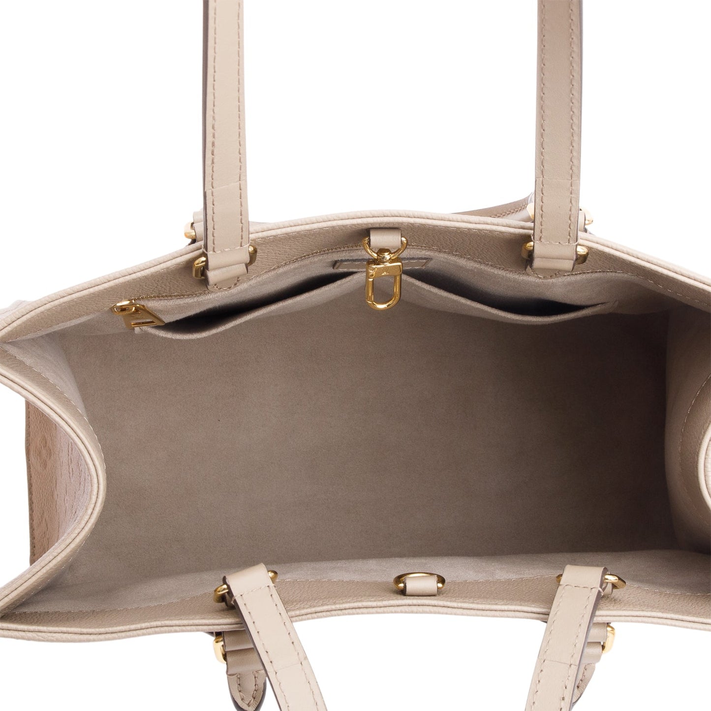 Louis Vuitton Turtledove Monogram Empreinte Giant OnTheGo MM
