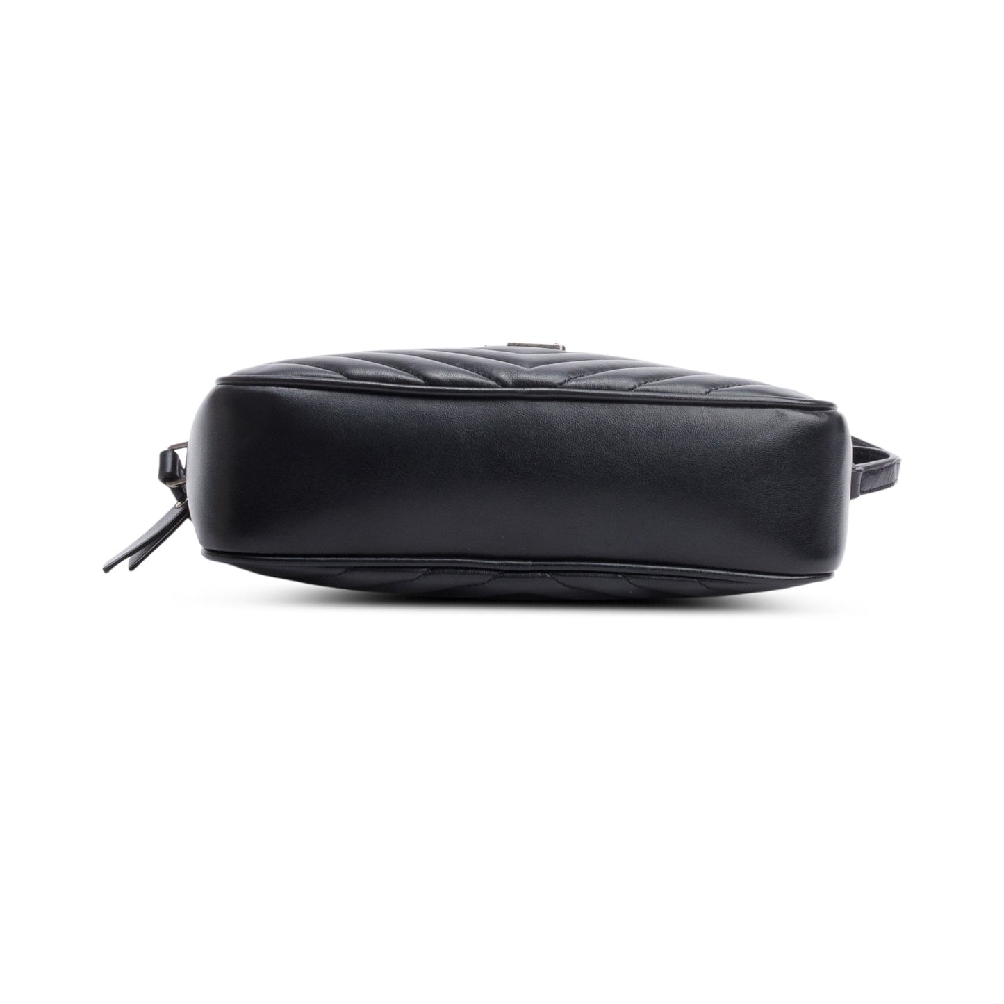 Saint Laurent Black Quilted Leather Lou Camera Bag