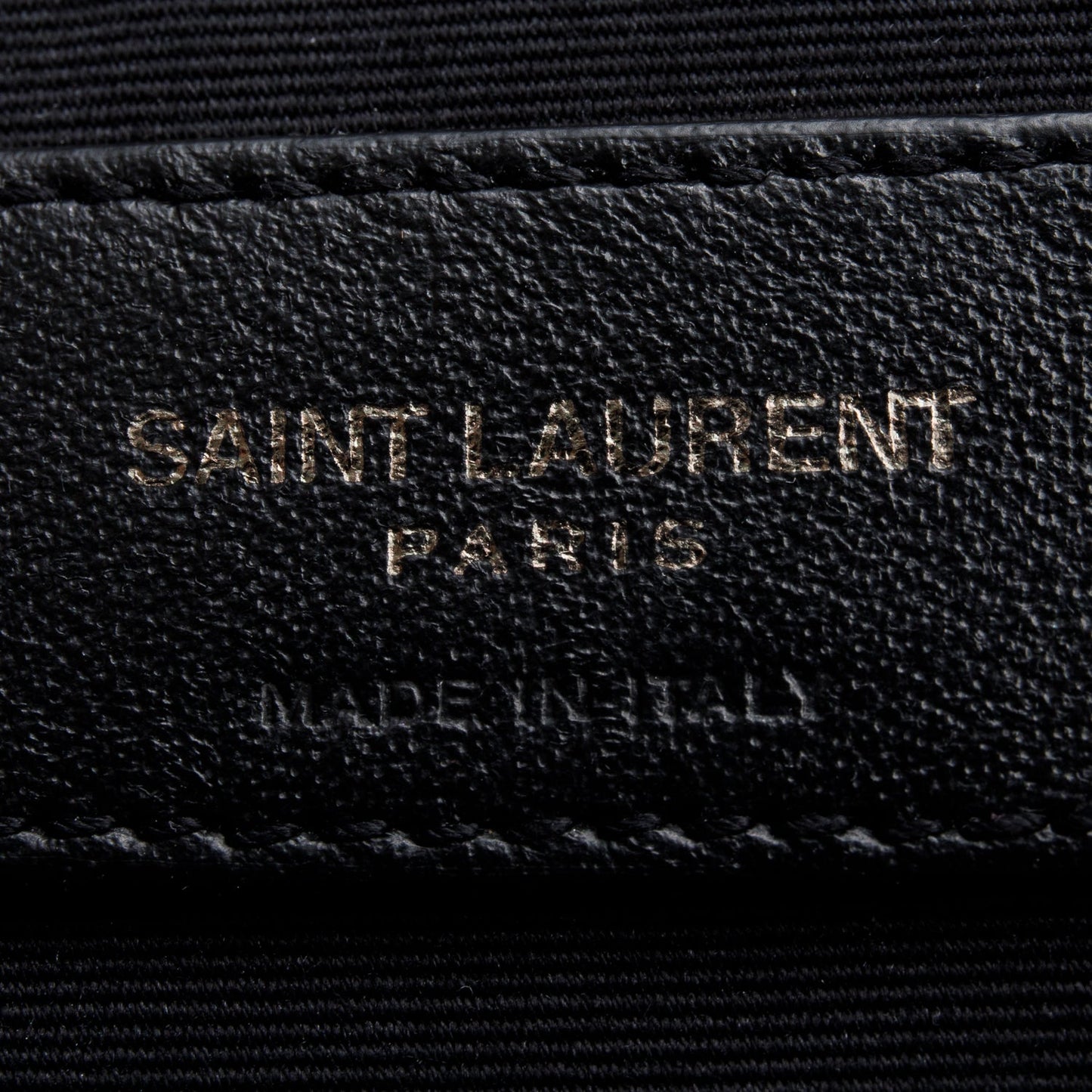 Saint Laurent Black Quilted Leather Lou Camera Bag