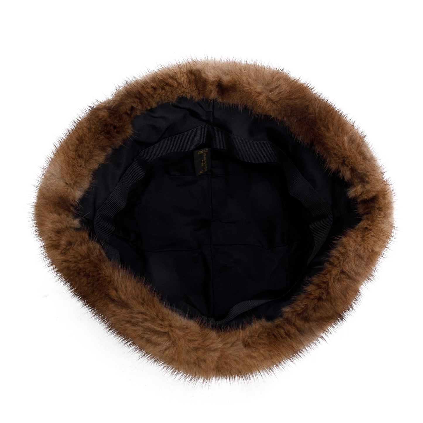 Louis Vuitton Brown Monogram Mink Bell Hat, Size S