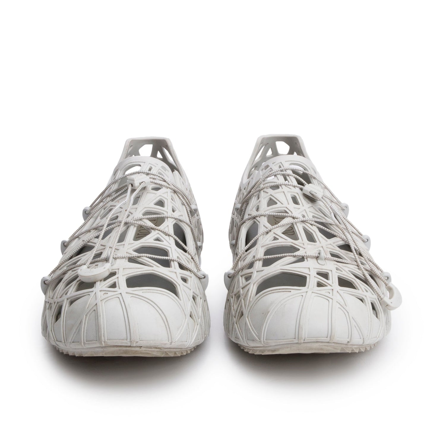 Christian Dior Grey Rubber Warp Sandal Sneakers, Men's Size 44
