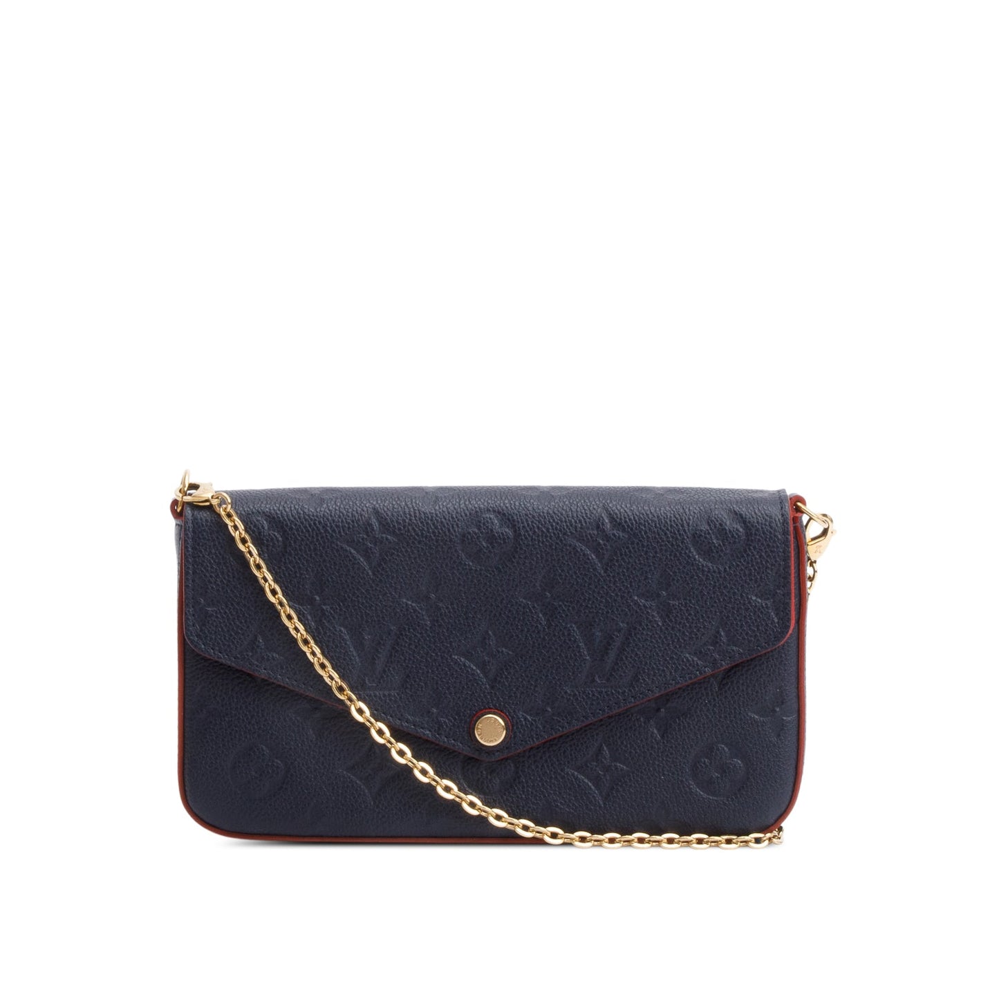 Louis Vuitton 2020 Navy Monogram Empreinte Pochette Felicie