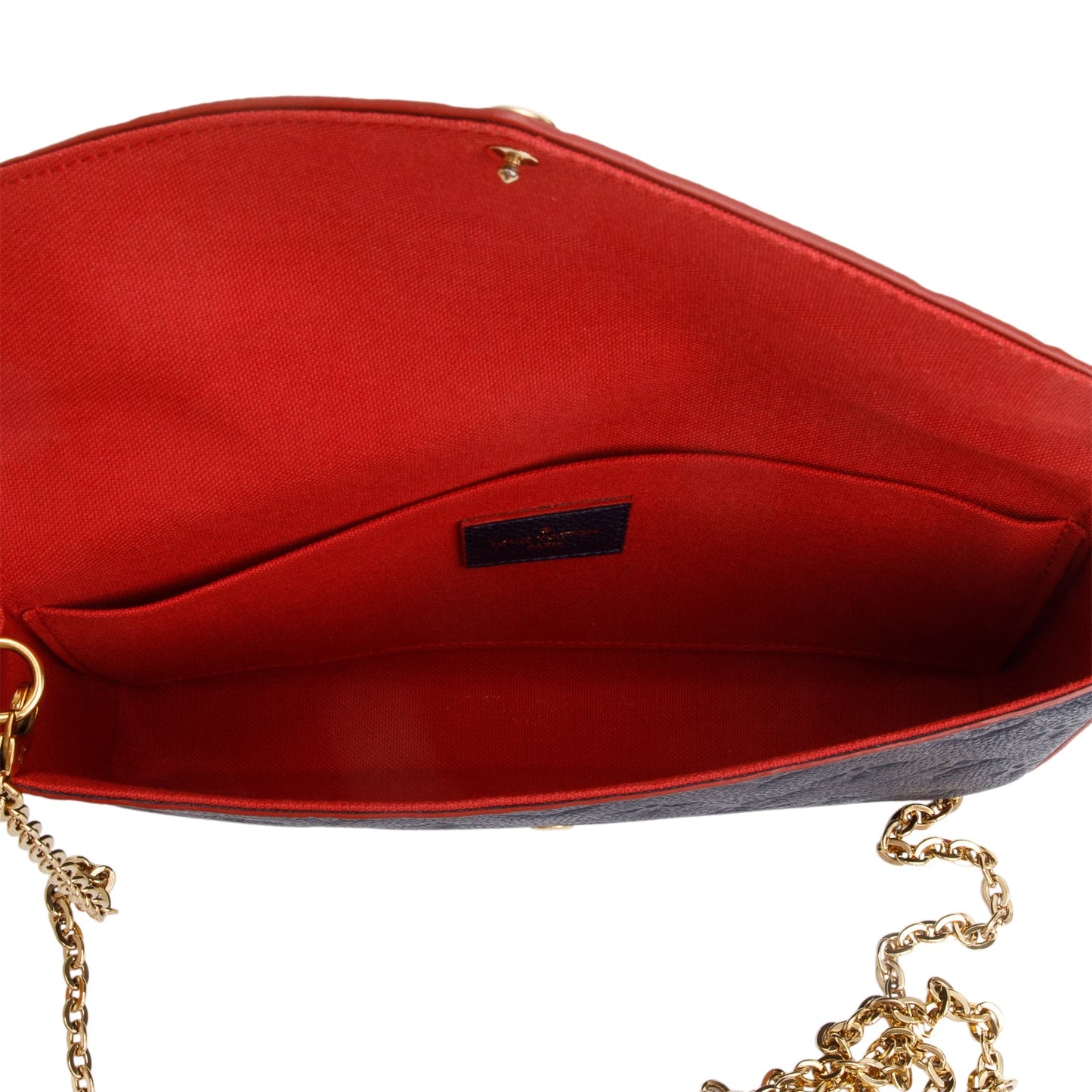 Louis Vuitton 2020 Navy Monogram Empreinte Pochette Felicie
