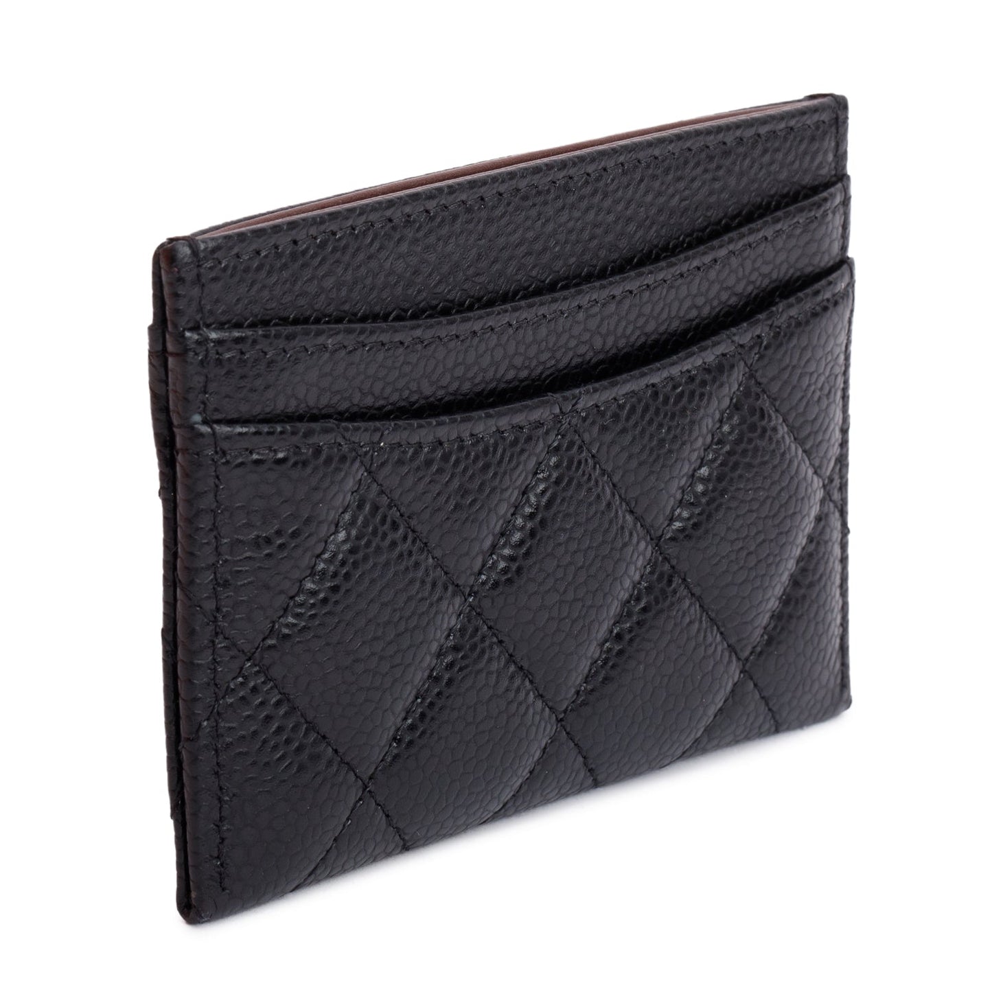 Chanel 2024 Black Caviar Leather Classic Card Holder