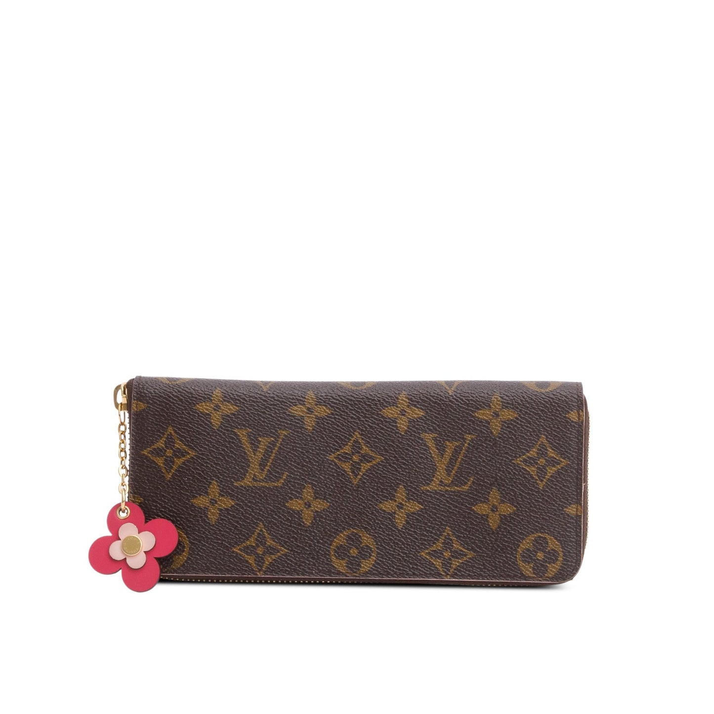 Louis Vuitton Limited Edition Monogram Bloom Flower Clemence Wallet