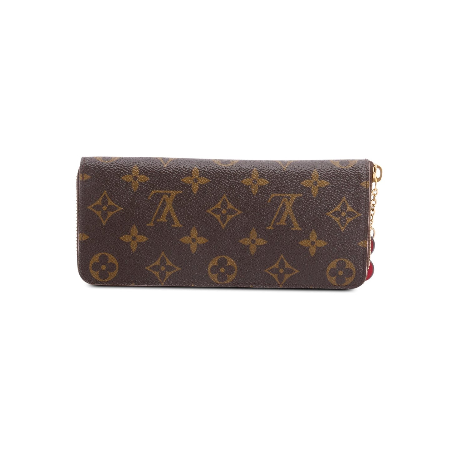 Louis Vuitton Limited Edition Monogram Bloom Flower Clemence Wallet