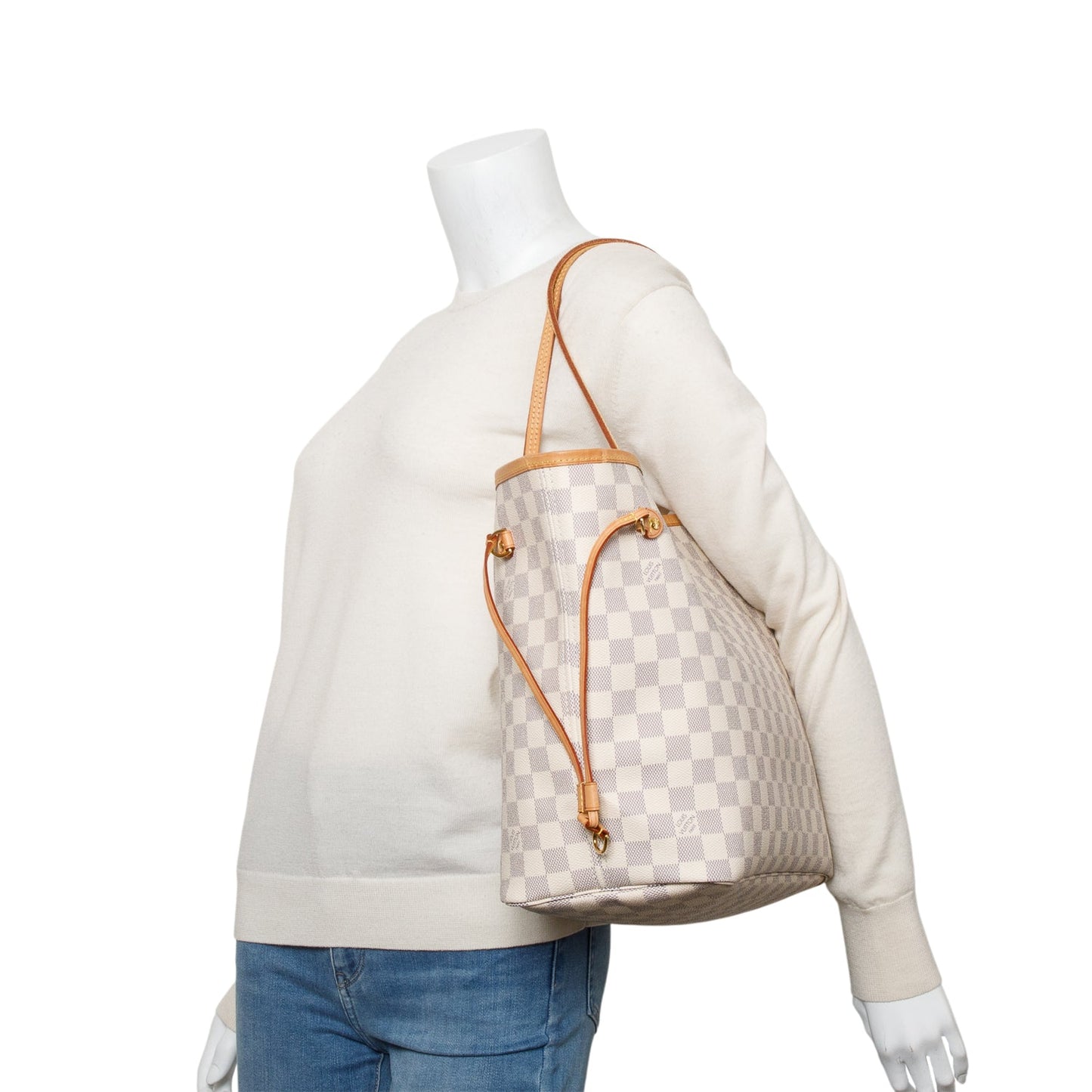 Louis Vuitton 2021 Damier Azur Neverfull MM