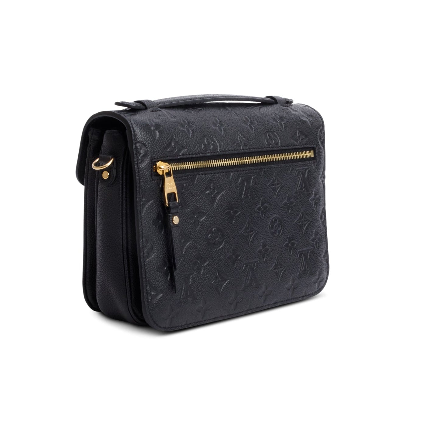 Louis Vuitton Black Monogram Empreinte Leather Pochette Metis