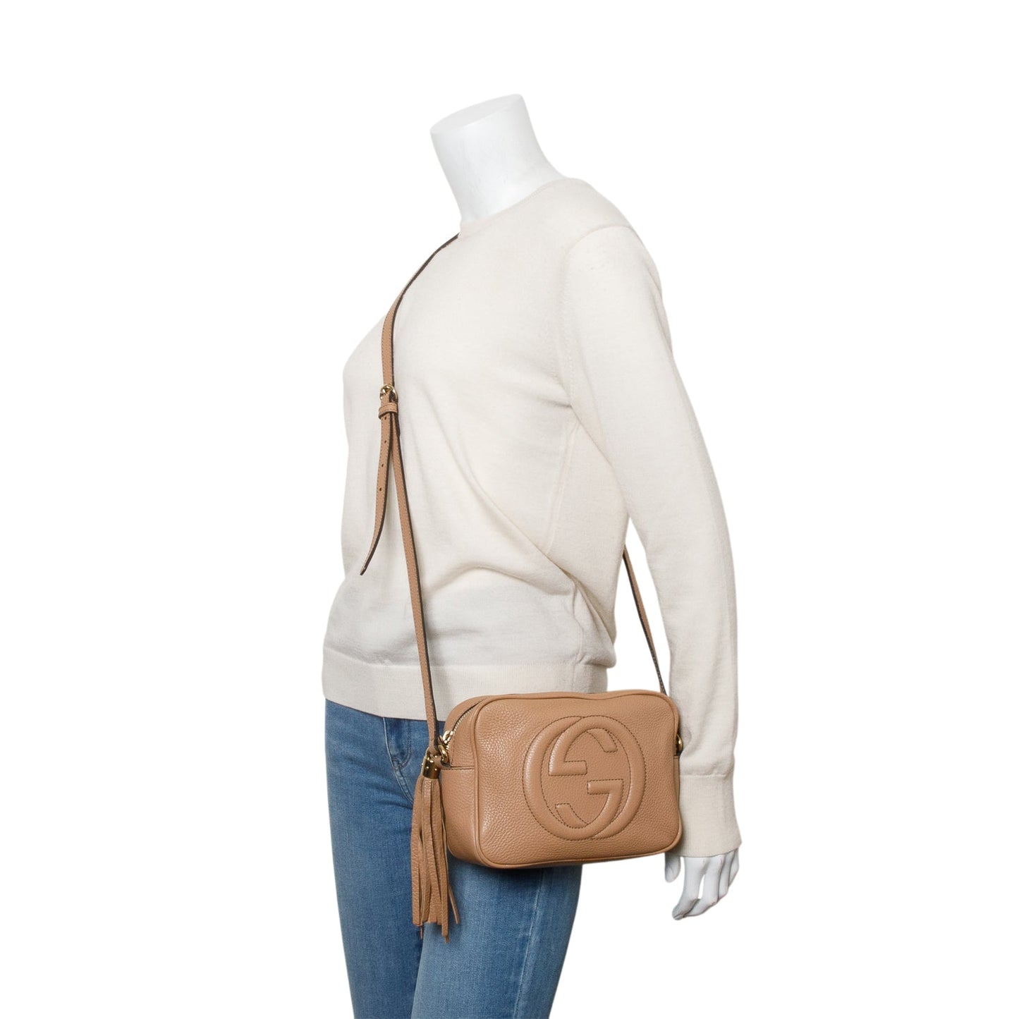 Gucci Beige Soho Disco Crossbody Bag