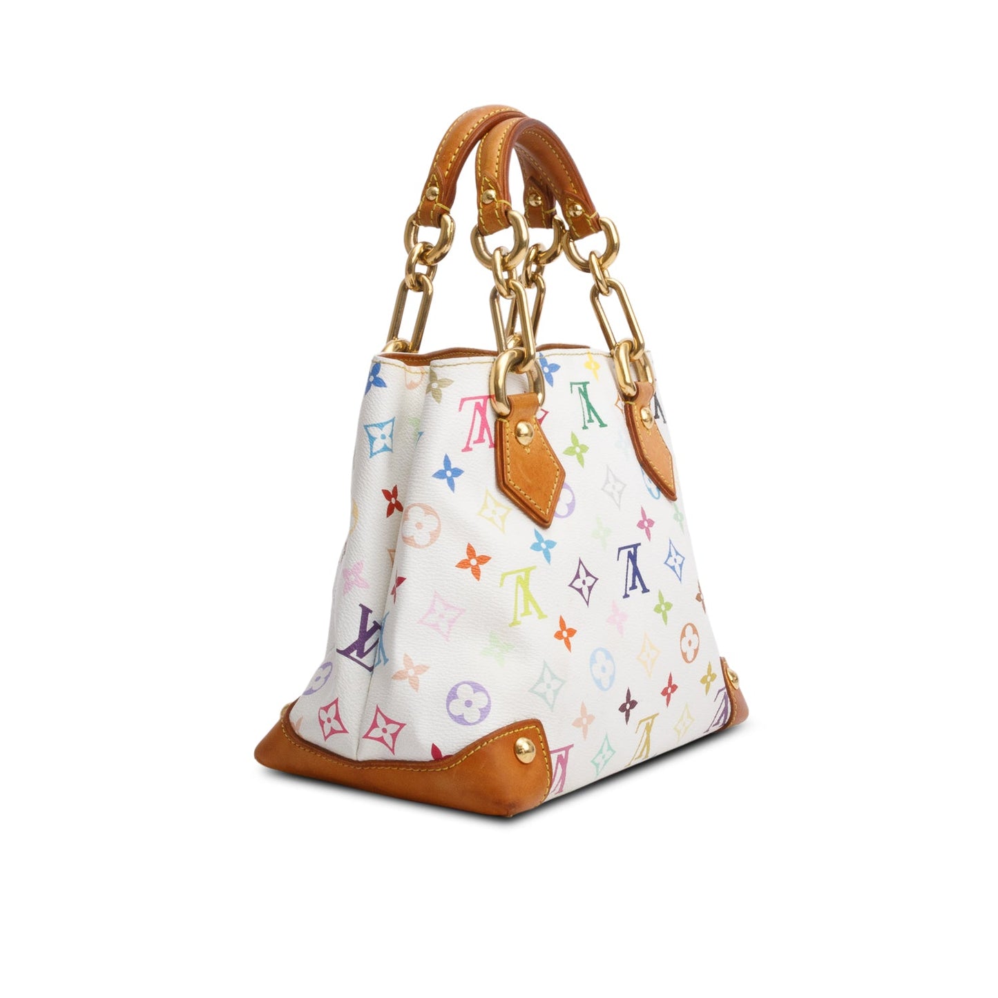 Louis Vuitton White Multicolore Audra Bag