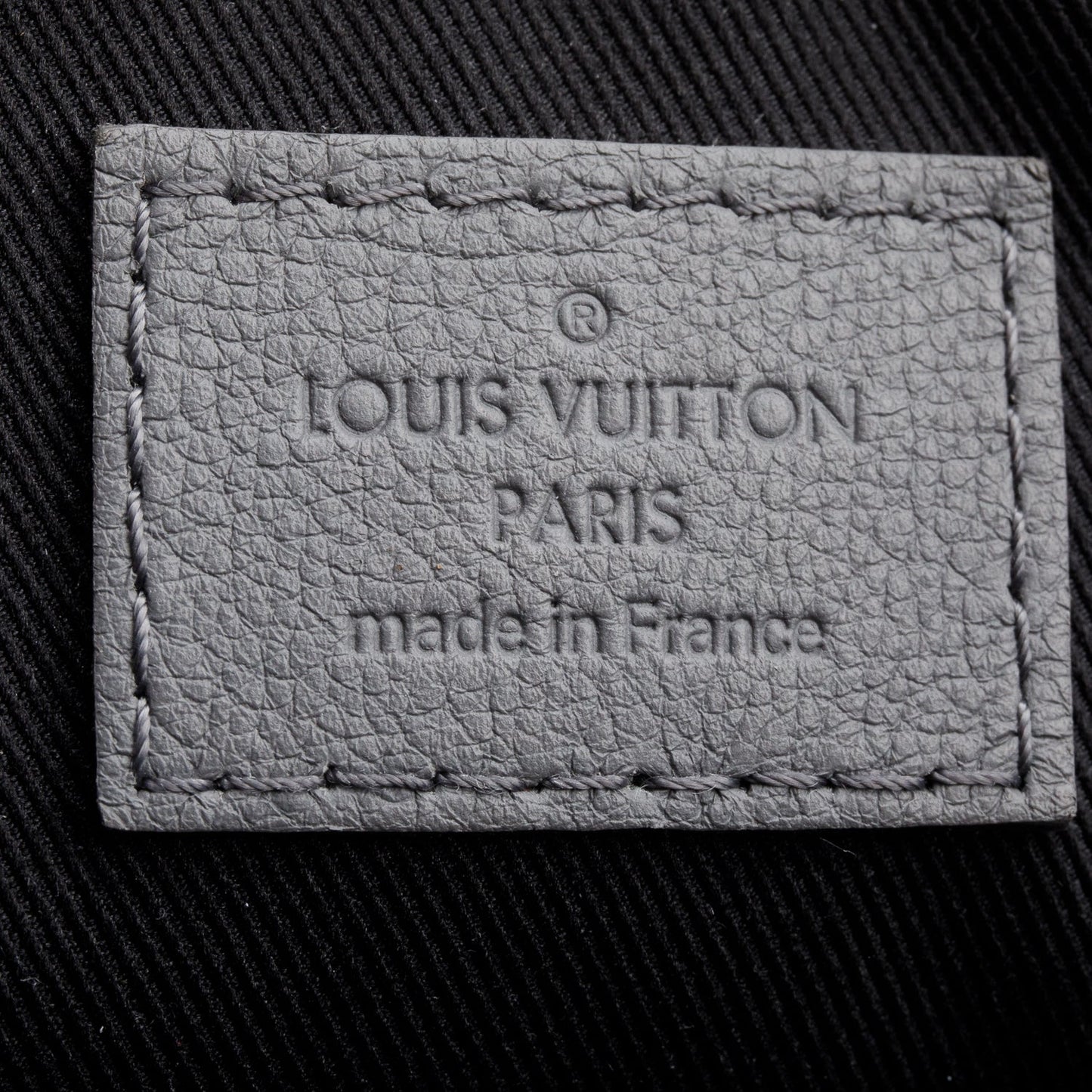 Louis Vuitton Grey Monogram Shadow Embossed Calfskin Leather Trio Messenger Bag