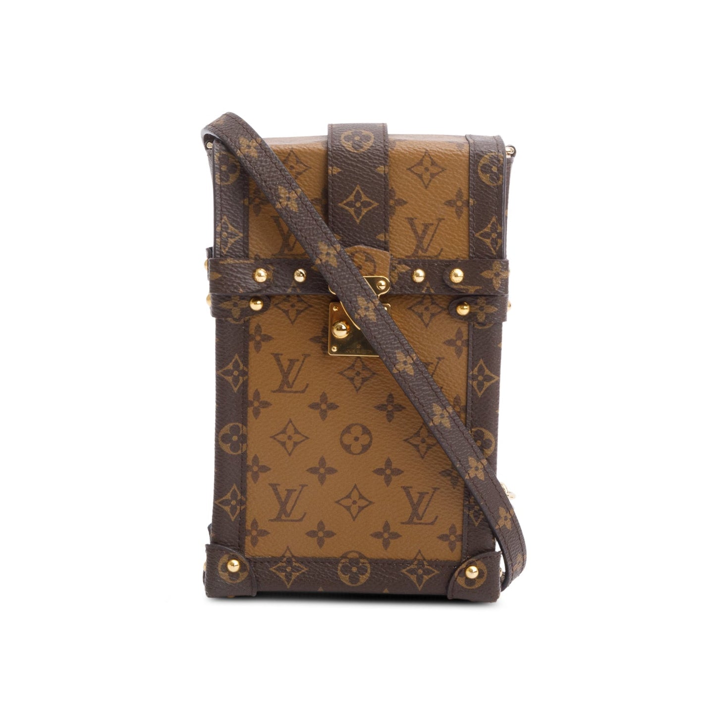 Louis Vuitton Monogram Reverse Pochette Trunk Verticale