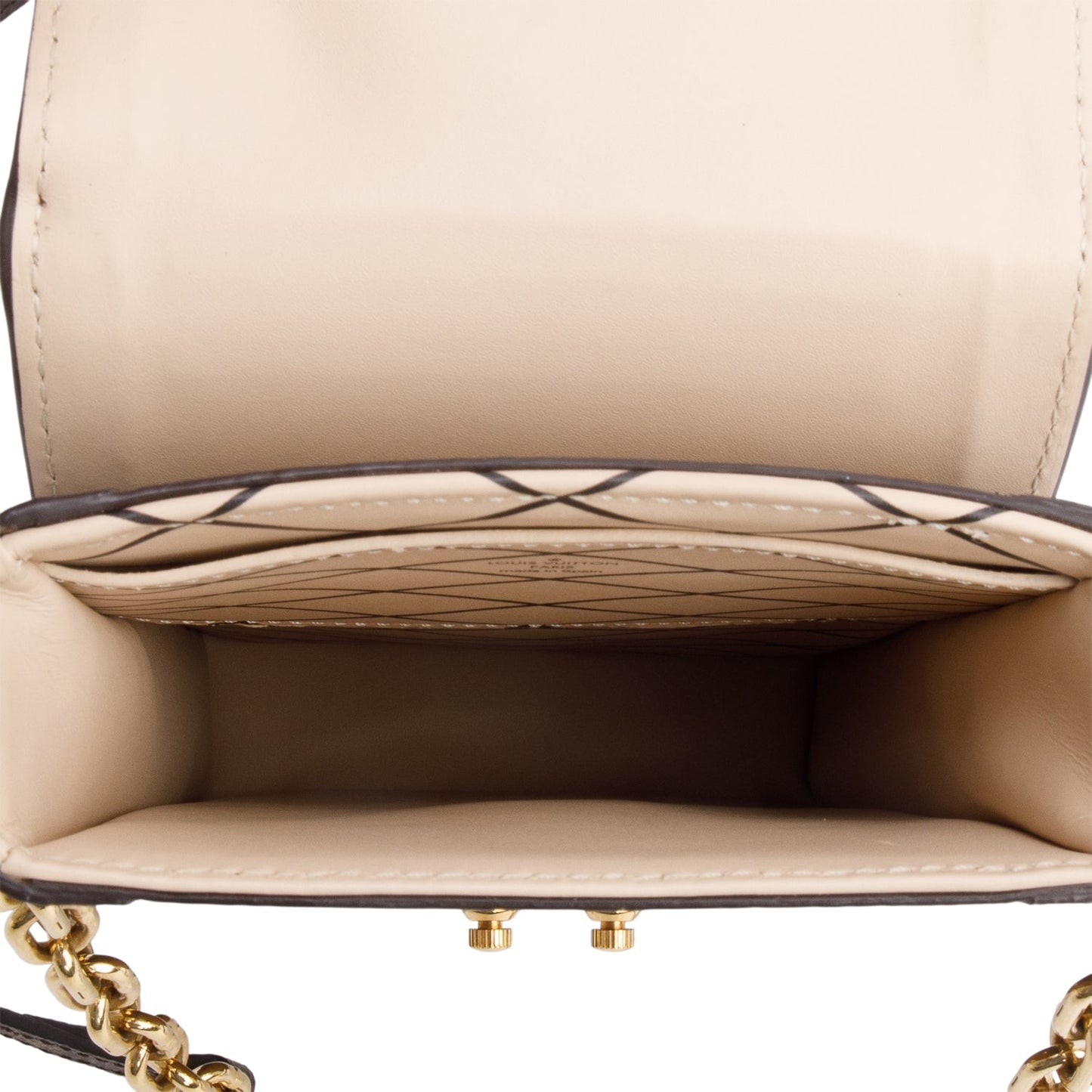 Louis Vuitton Monogram Reverse Pochette Trunk Verticale