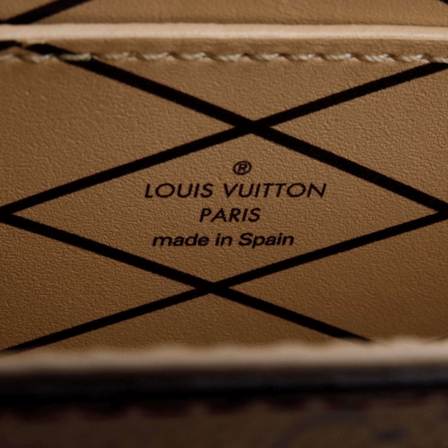 Louis Vuitton Monogram Reverse Pochette Trunk Verticale