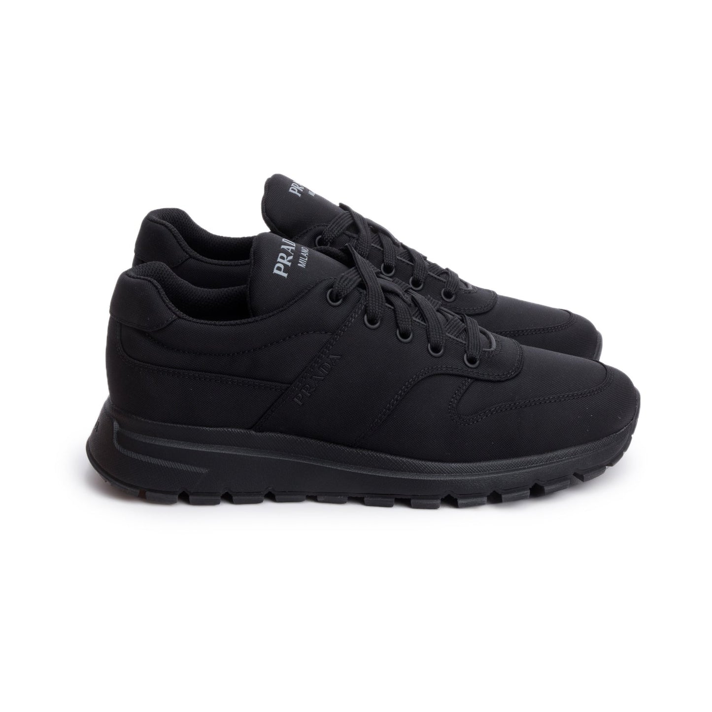 Prada Black Re-Nylon Prax 01 Sneakers, Men's Size 6