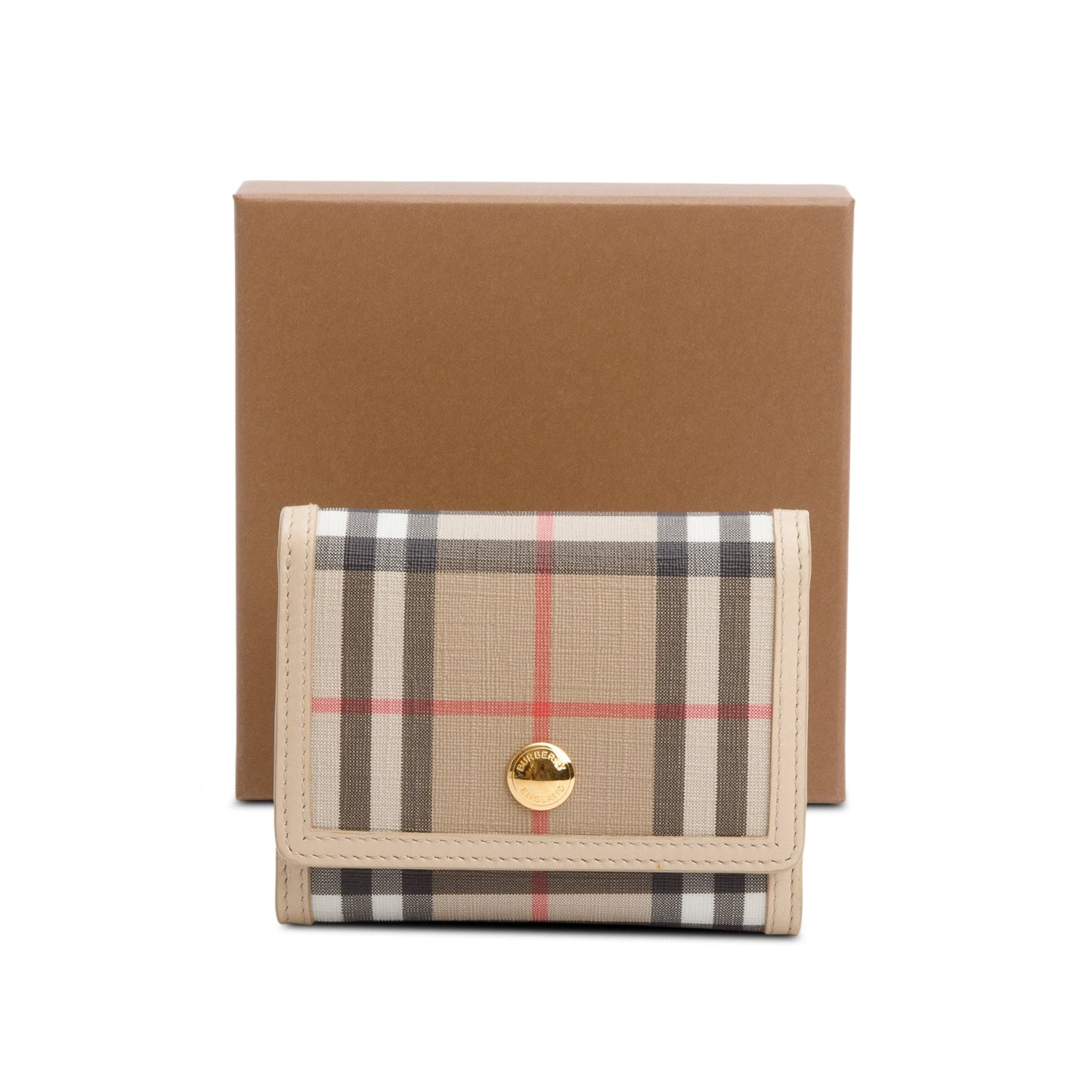 Burberry Vintage Check Small Folding Wallet