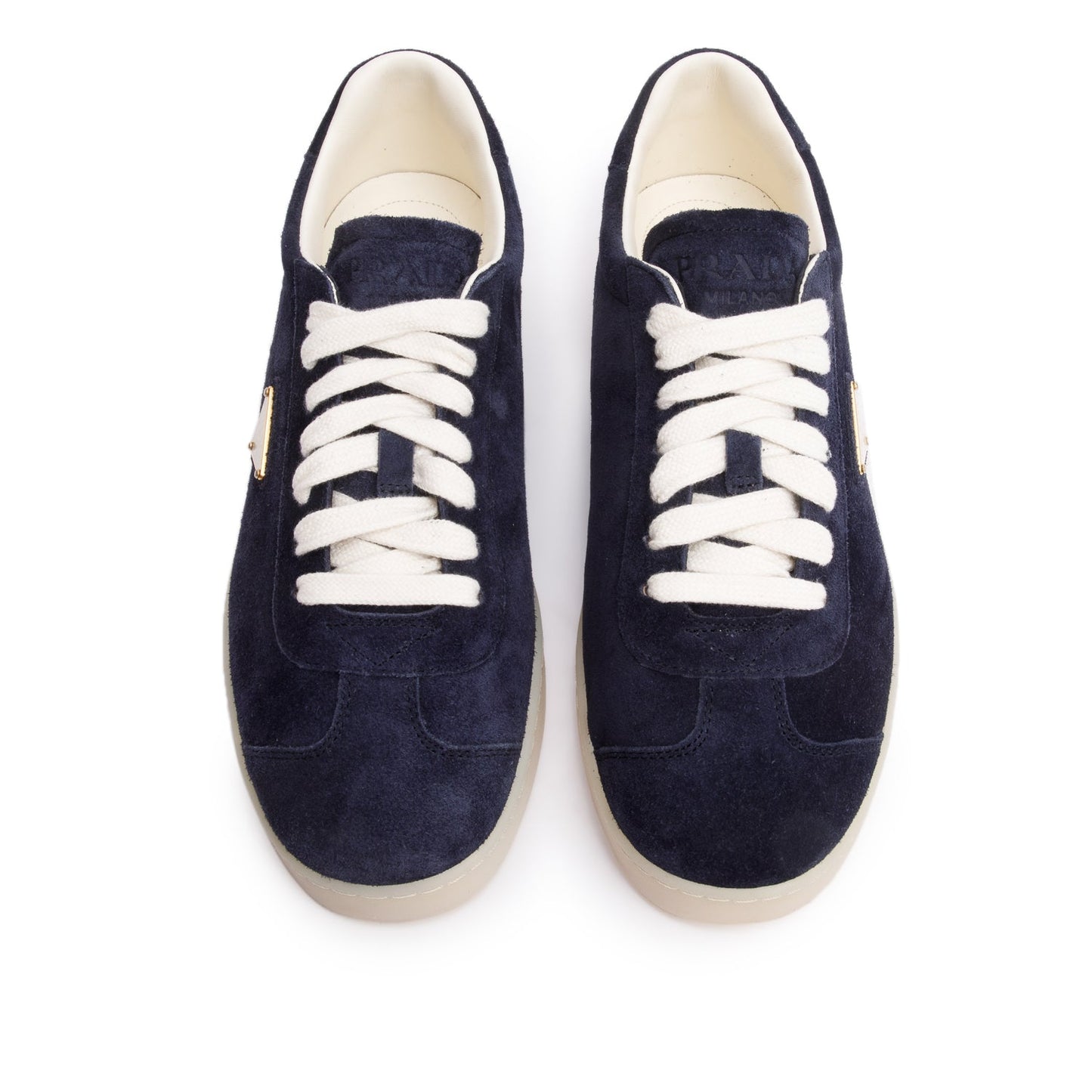 Prada Blue Suede Lane Sneakers, Men's Size 7