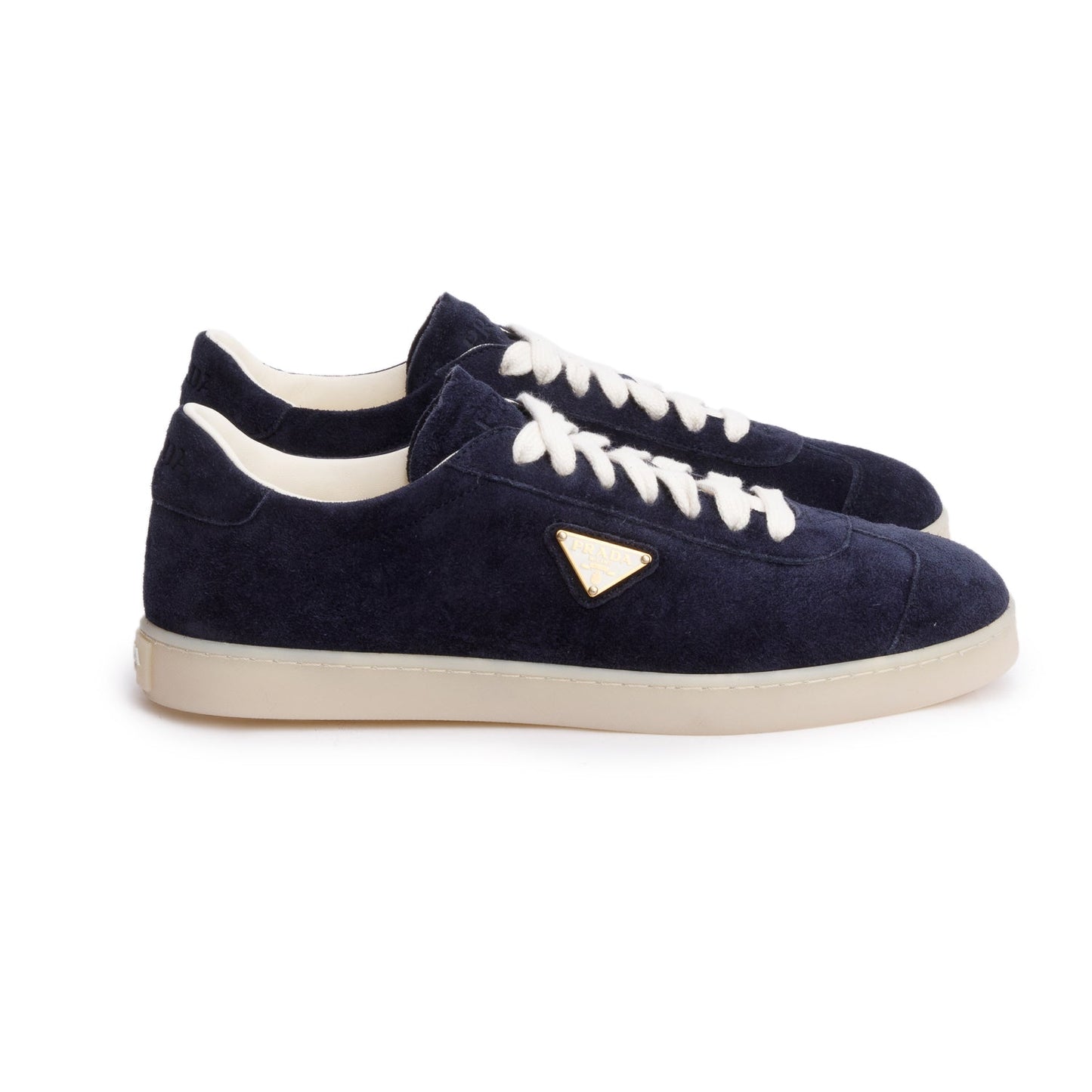 Prada Blue Suede Lane Sneakers, Men's Size 7