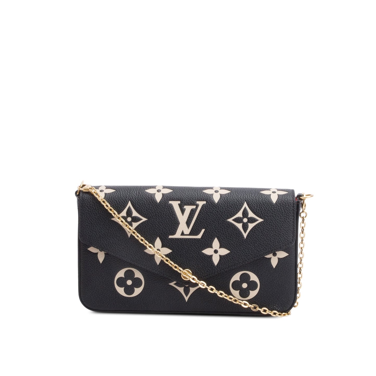 Louis Vuitton Bicolor Monogram Empreinte Leather Felicie Pochette