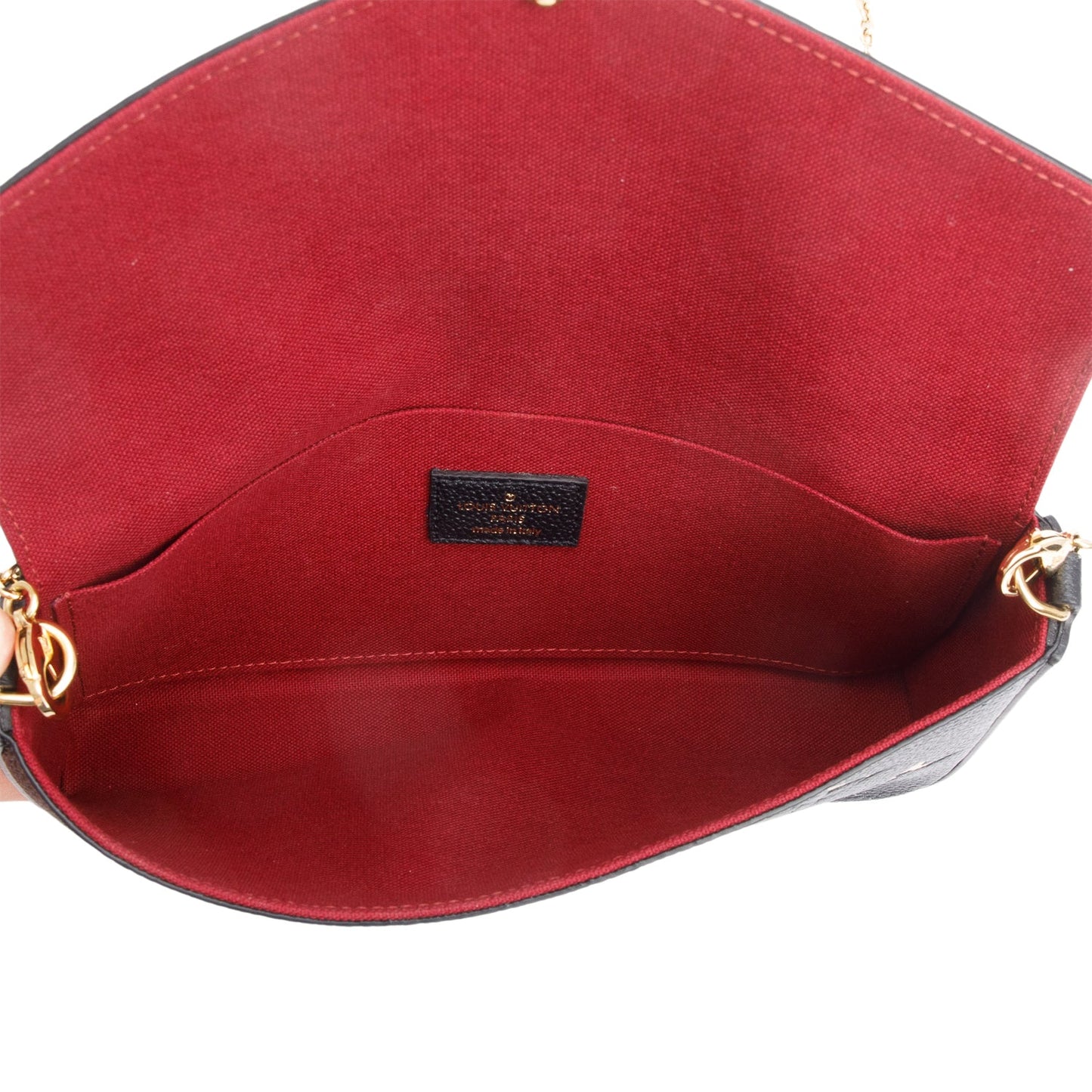 Louis Vuitton Bicolor Monogram Empreinte Leather Felicie Pochette