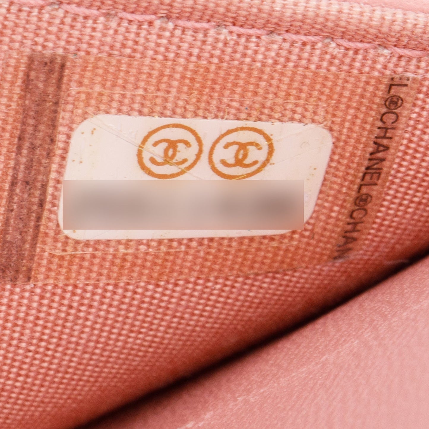 Chanel Pink Chevron Quilted Lambskin Leather Trendy Wallet on Chain