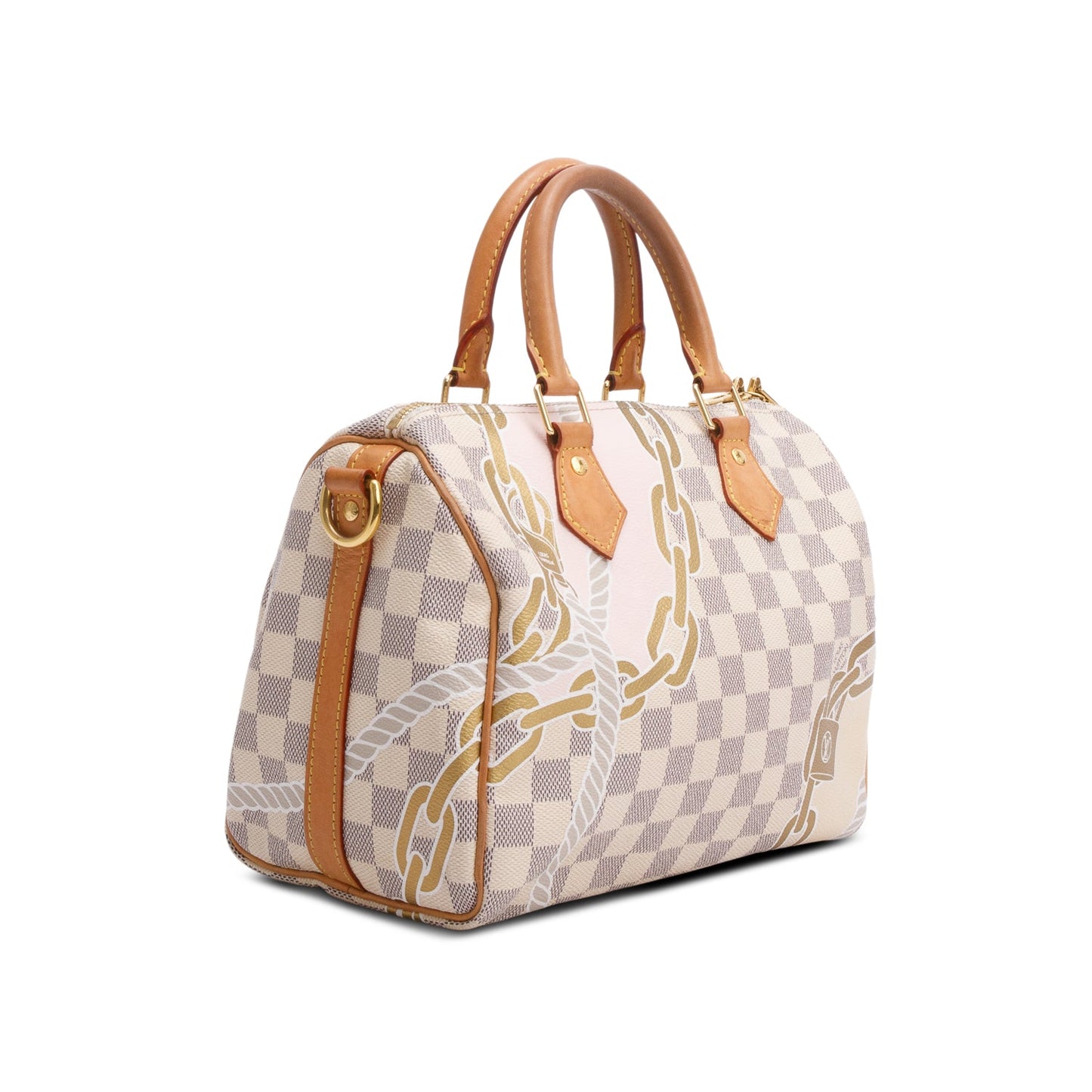 Louis Vuitton Nautical Damier Azur Speedy Bandouliere 25