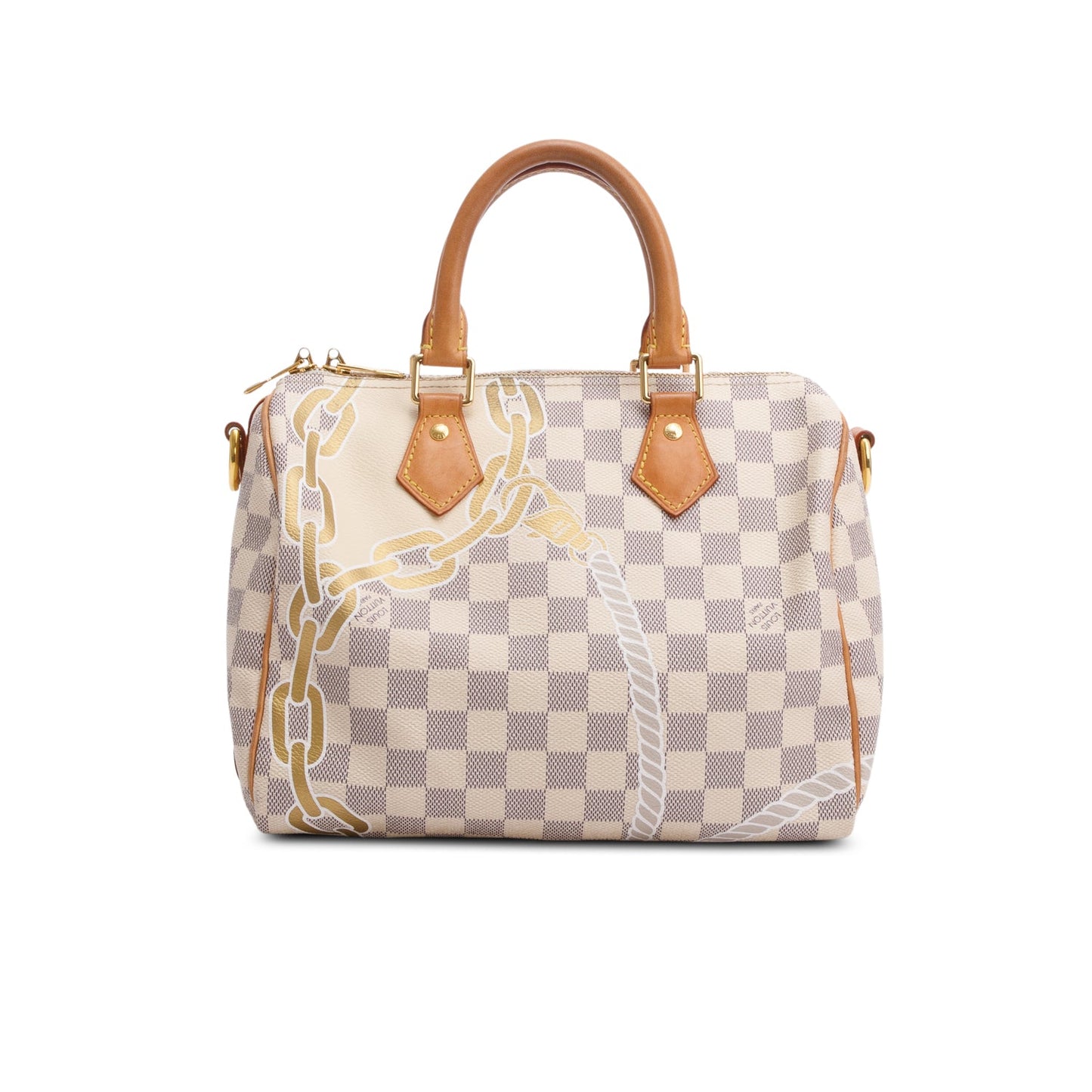 Louis Vuitton Nautical Damier Azur Speedy Bandouliere 25