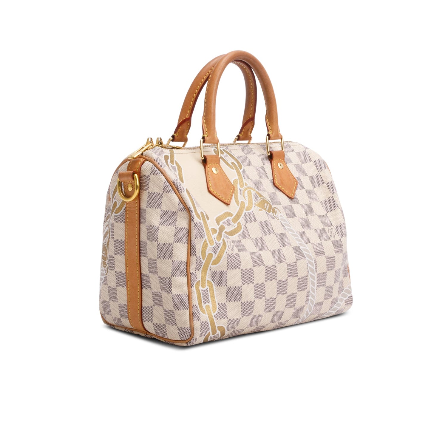 Louis Vuitton Nautical Damier Azur Speedy Bandouliere 25