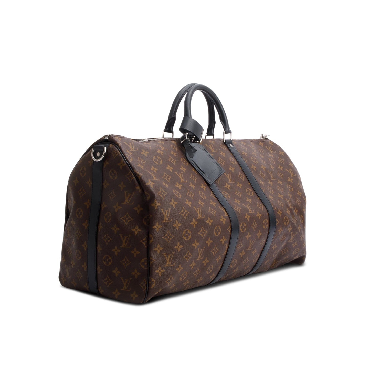 Louis Vuitton Monogram Macassar Keepall Bandouliere 55