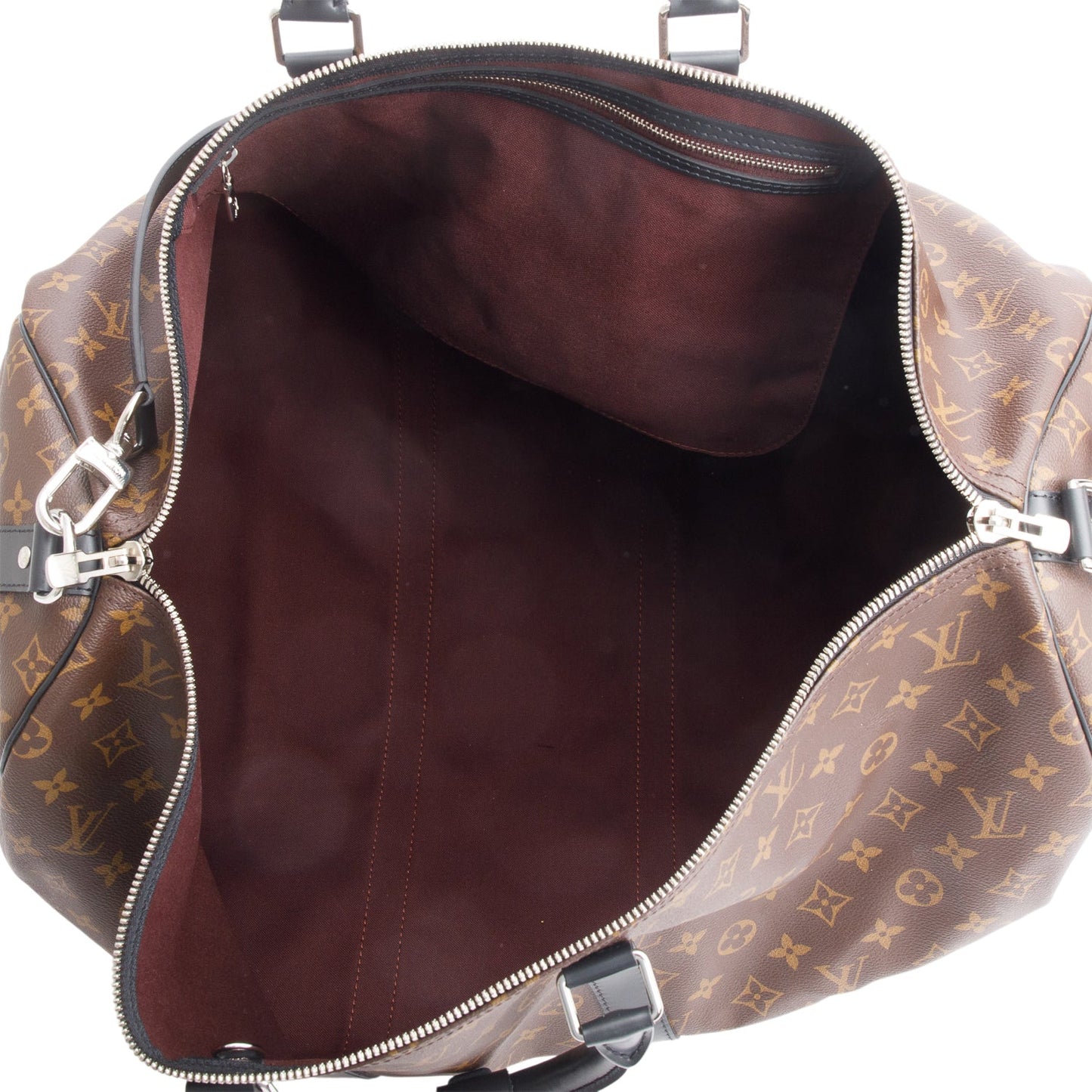 Louis Vuitton Monogram Macassar Keepall Bandouliere 55