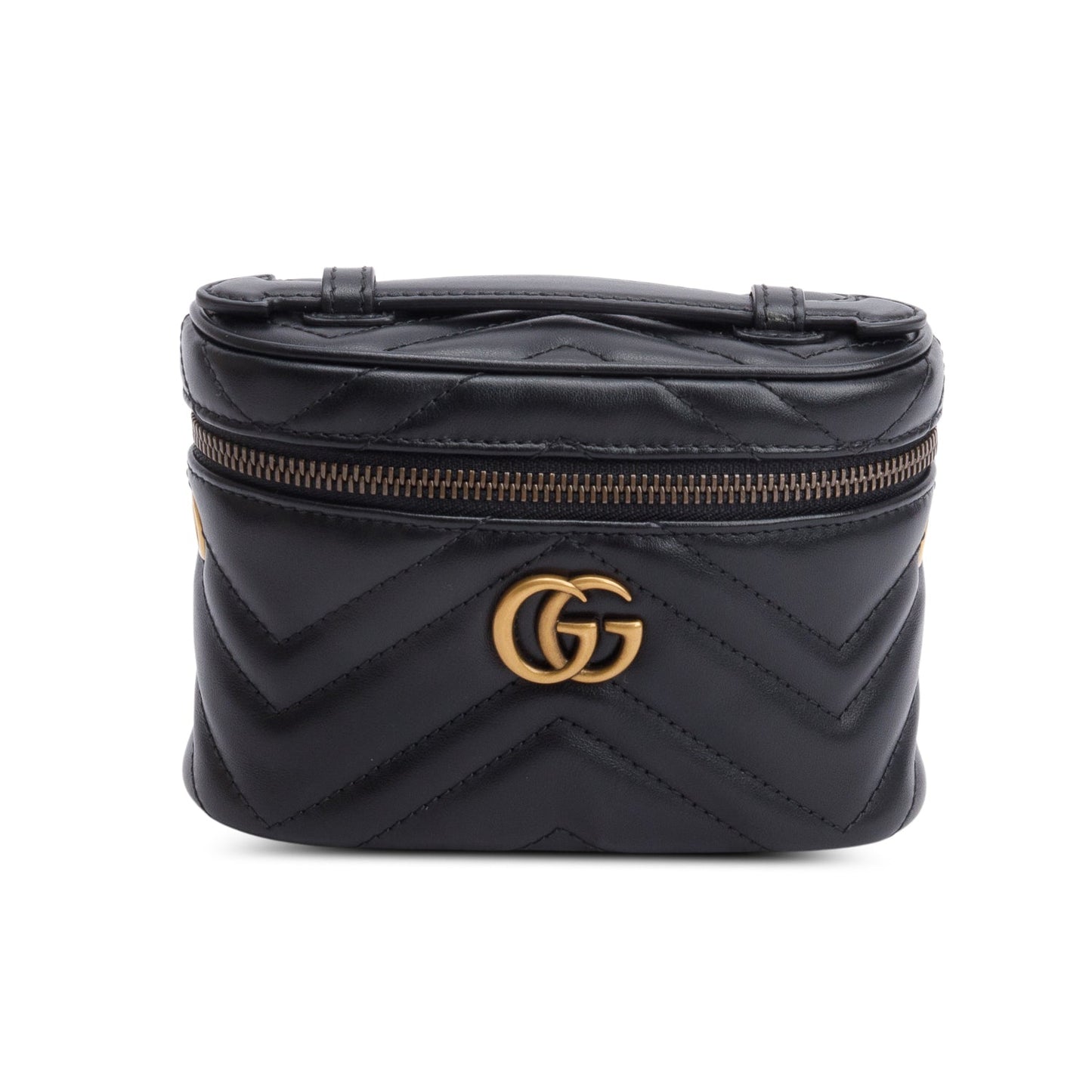 Gucci GG Marmont Matelasse Leather Mini Top Handle Bag