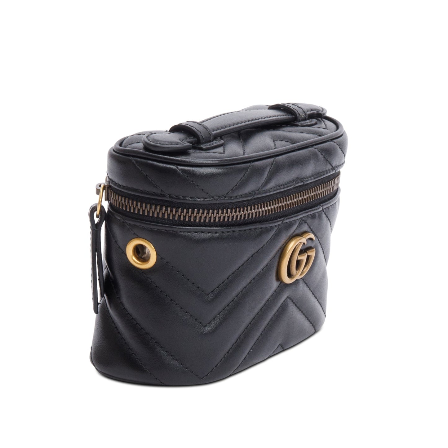 Gucci GG Marmont Matelasse Leather Mini Top Handle Bag