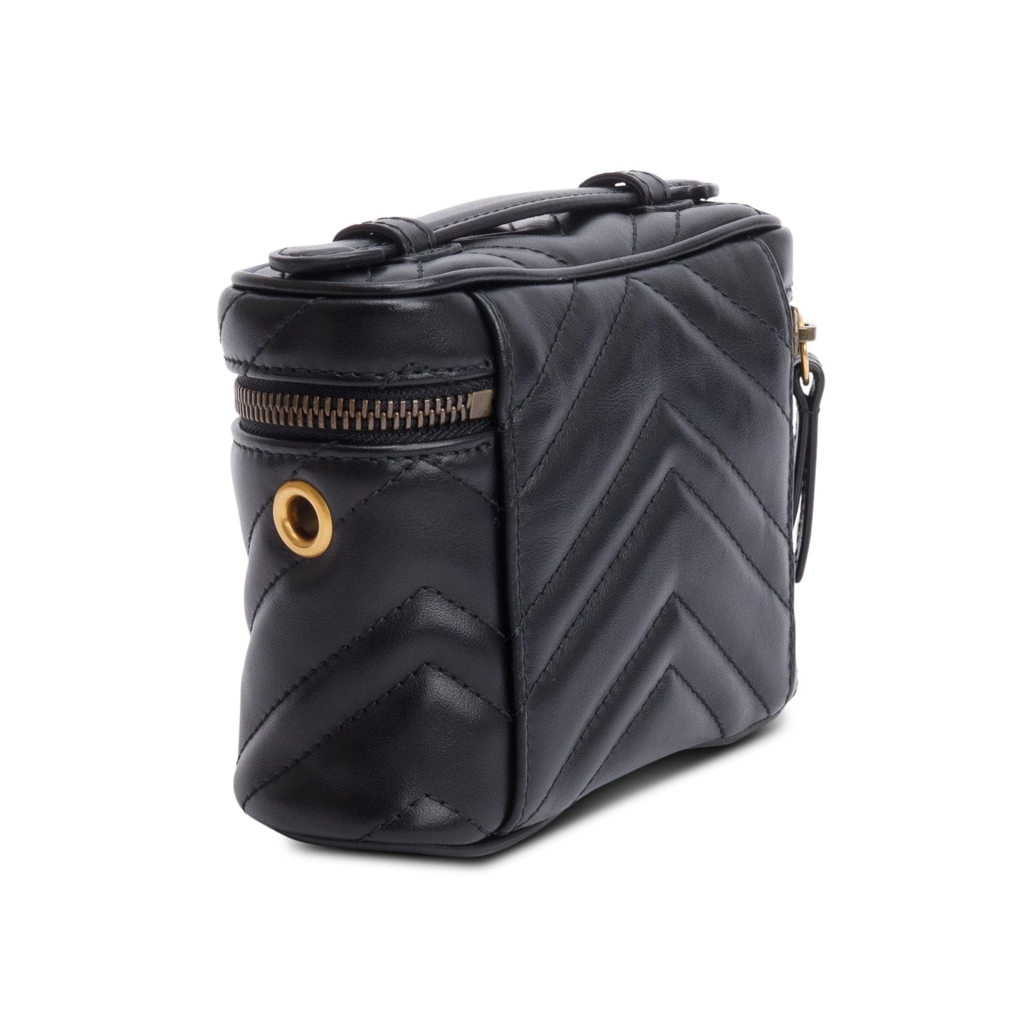 Gucci GG Marmont Matelasse Leather Mini Top Handle Bag