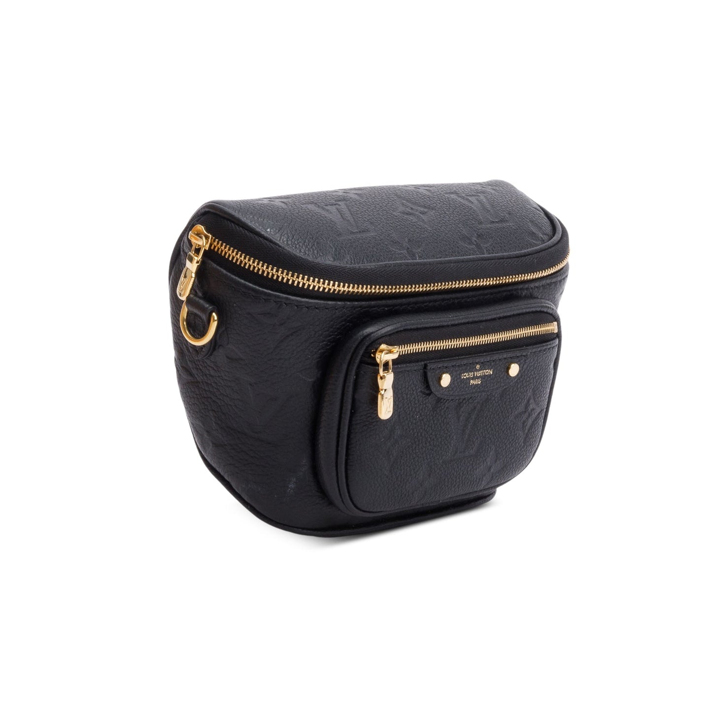 Louis Vuitton Black Monogram Empreint Leather Mini Bumbag