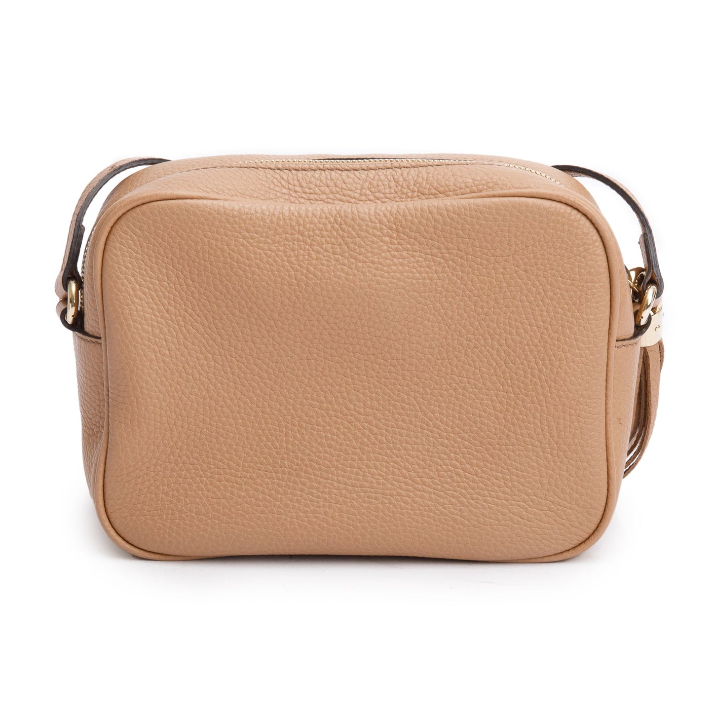 Gucci Beige Pebbled Calfskin Leather Small Soho Disco Bag