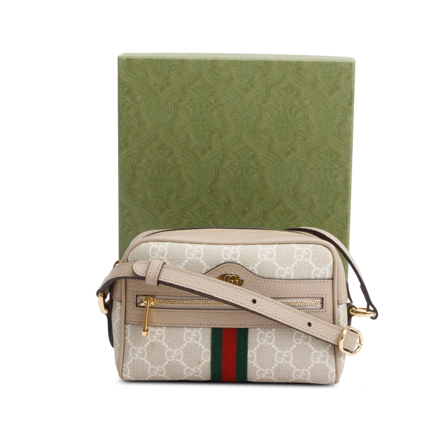 Gucci GG Supreme Web Mini Ophidia Crossbody Bag