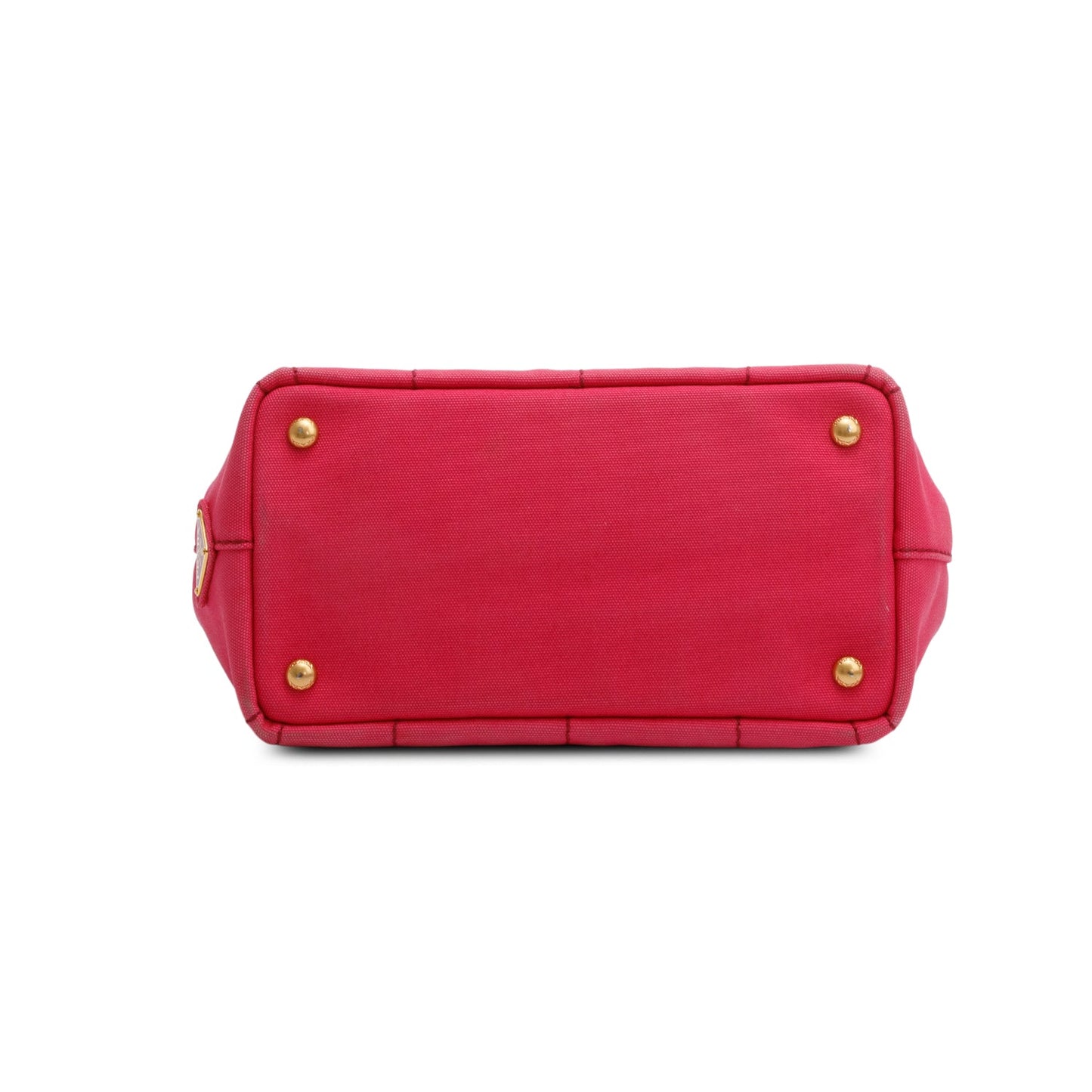 Prada Pink Canvas Small Canapa Logo Tote