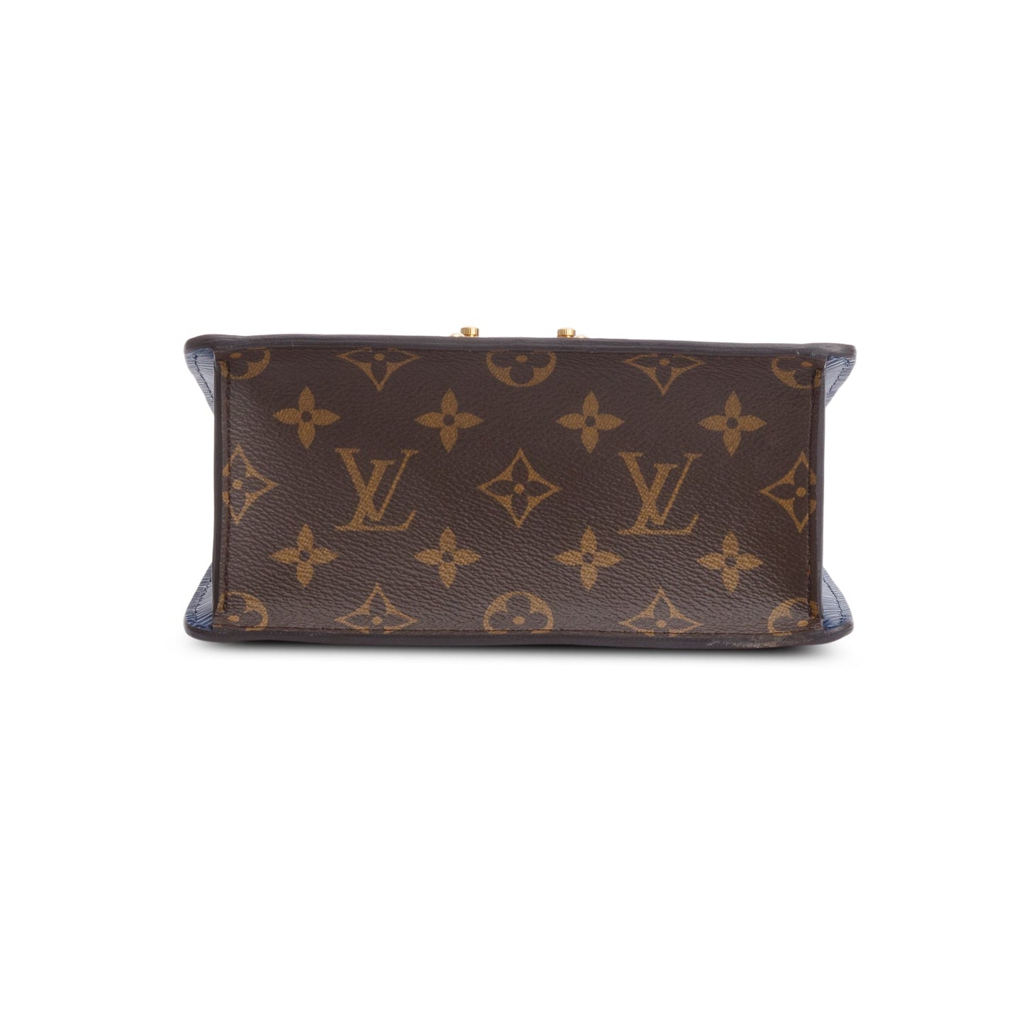 Louis Vuitton Red Vernis Leather Monogram Trim Street Spring Handle Bag