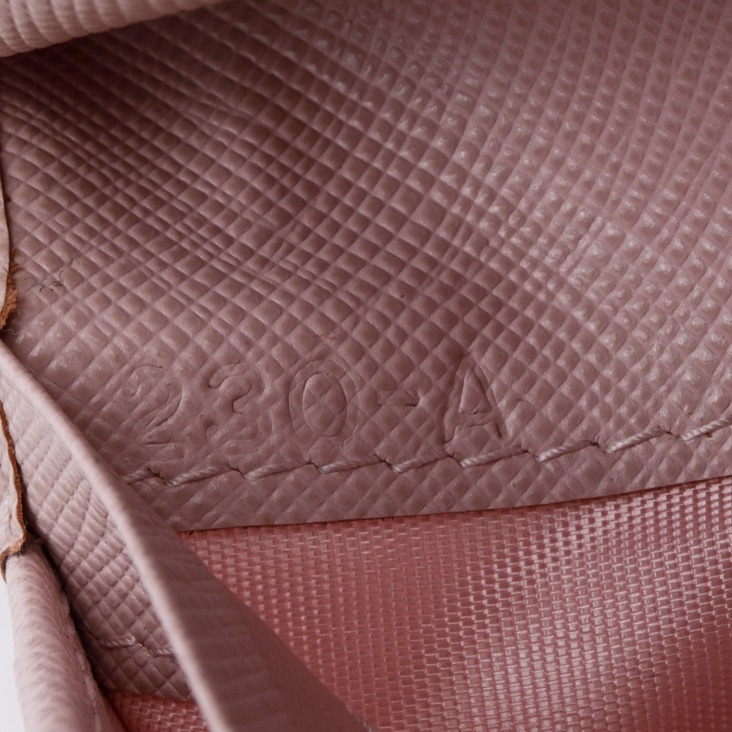 Prada Pink Saffiano Metal Compact Wallet