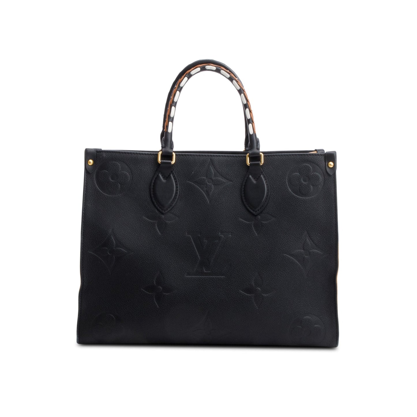 Louis Vuitton Black Monogram Empreinte Giant Wild At Heart OnTheGo MM