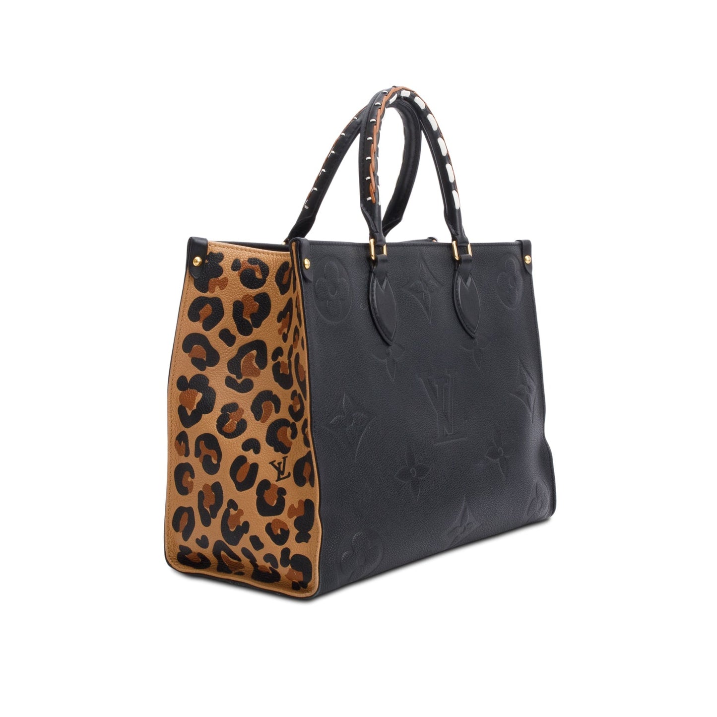 Louis Vuitton Black Monogram Empreinte Giant Wild At Heart OnTheGo MM