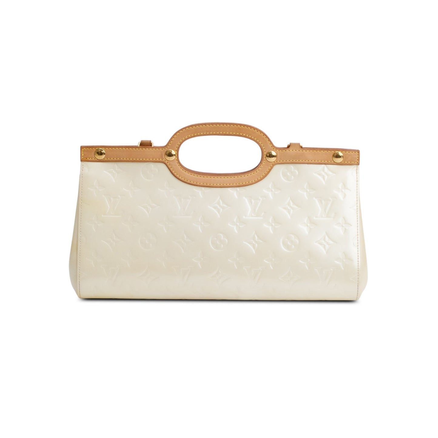 Louis Vuitton Neutral Monogram Vernis Roxbury
