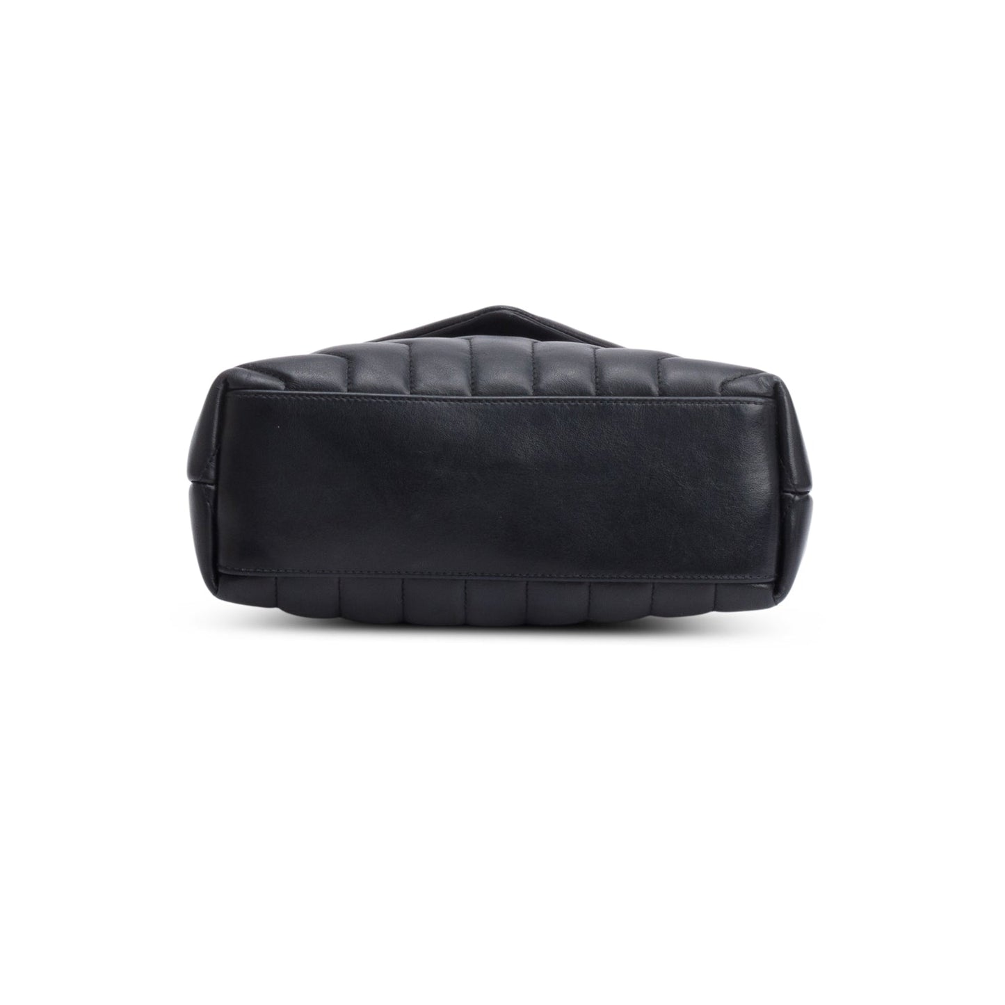 Saint Laurent So Black Quilted Leather Small Loulou Shoulder Bag