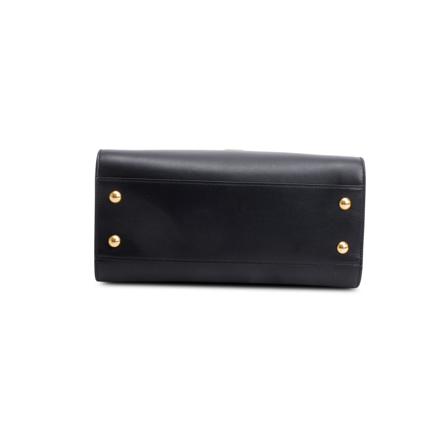Saint Laurent Black Calfskin Leather Baby Cabas Tote Bag