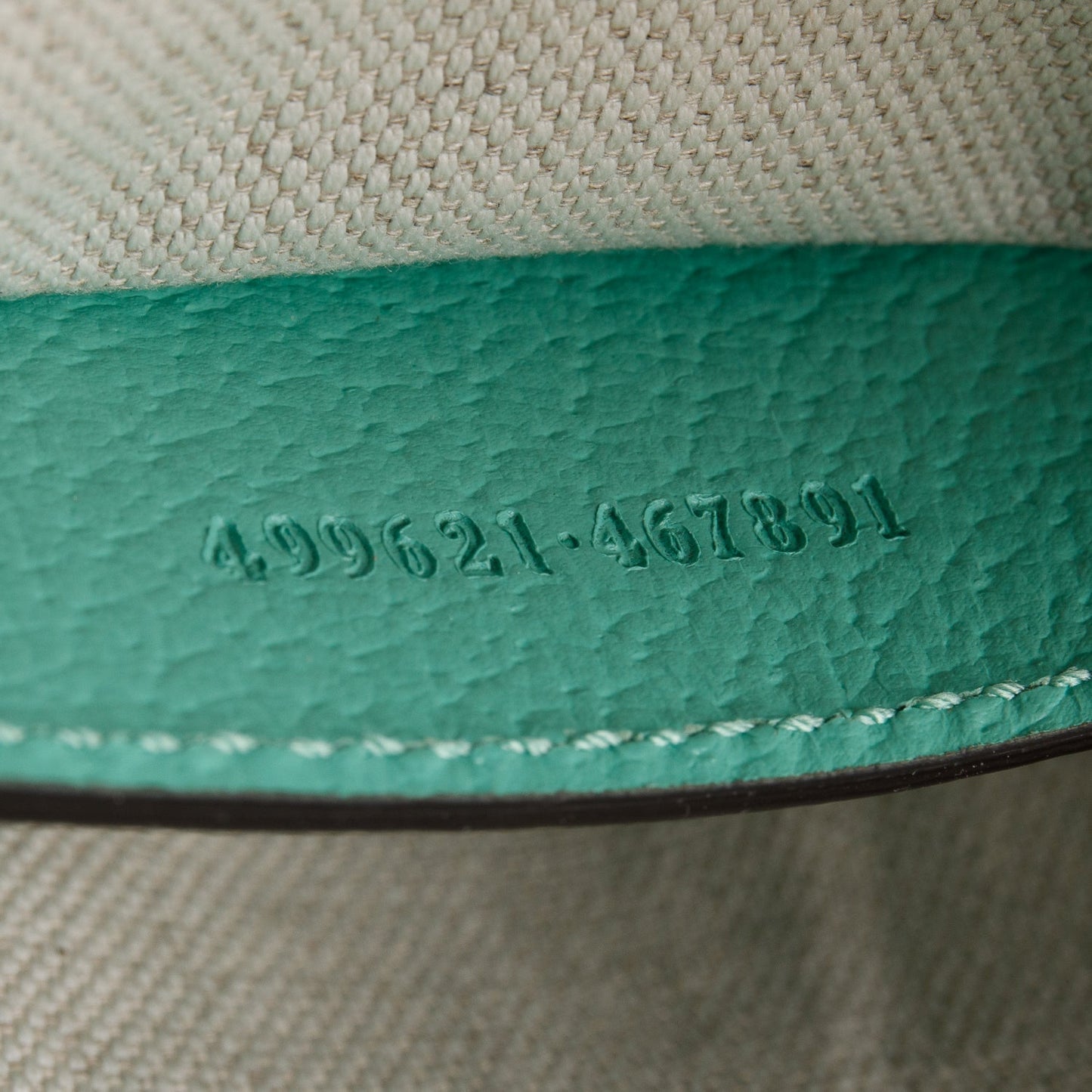 Gucci Green Calfskin Leather Trim Jumbo GG Canvas Small Ophidia Dome Crossbody Bag