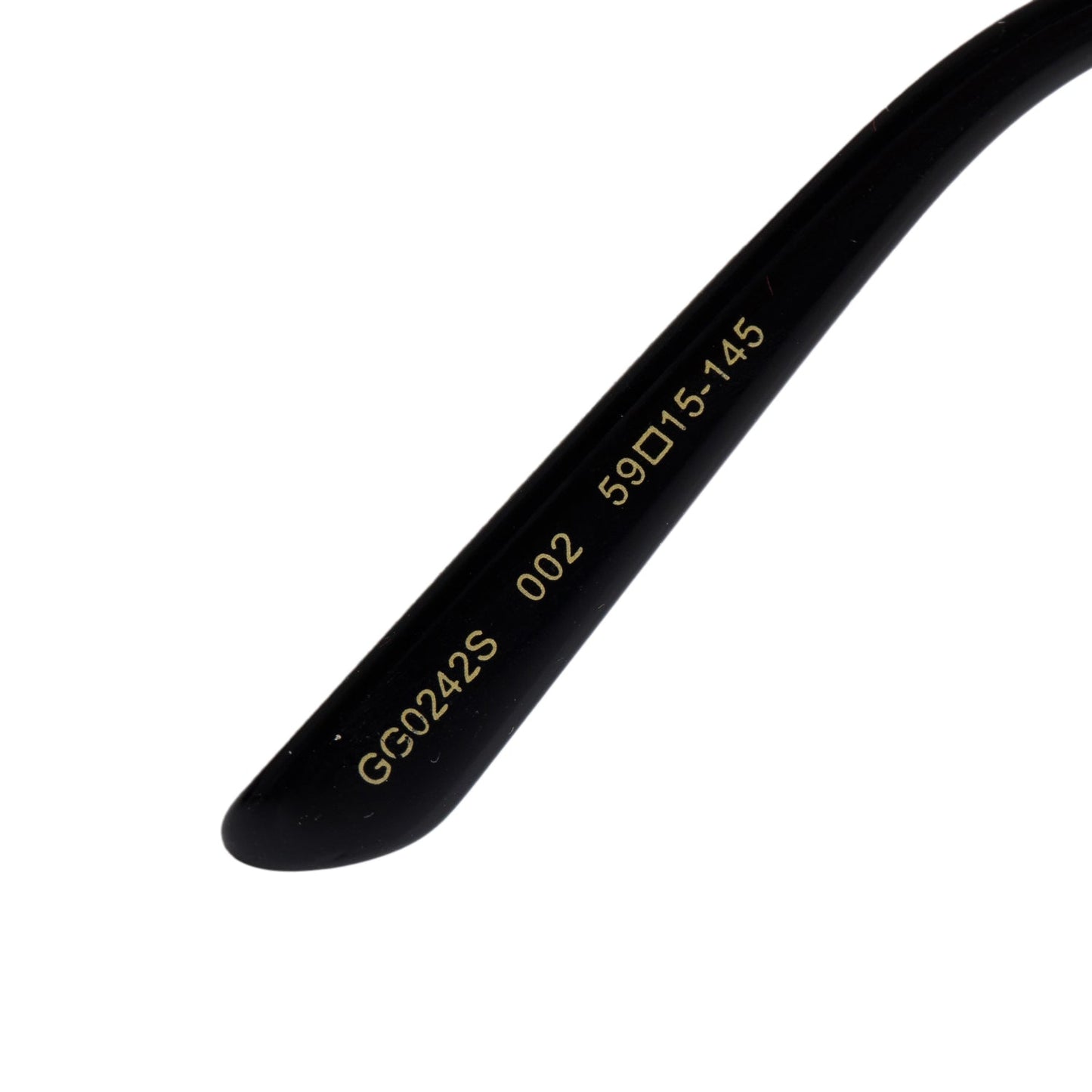 Gucci GG0242S Gold Tone Frame Aviator Sunglasses