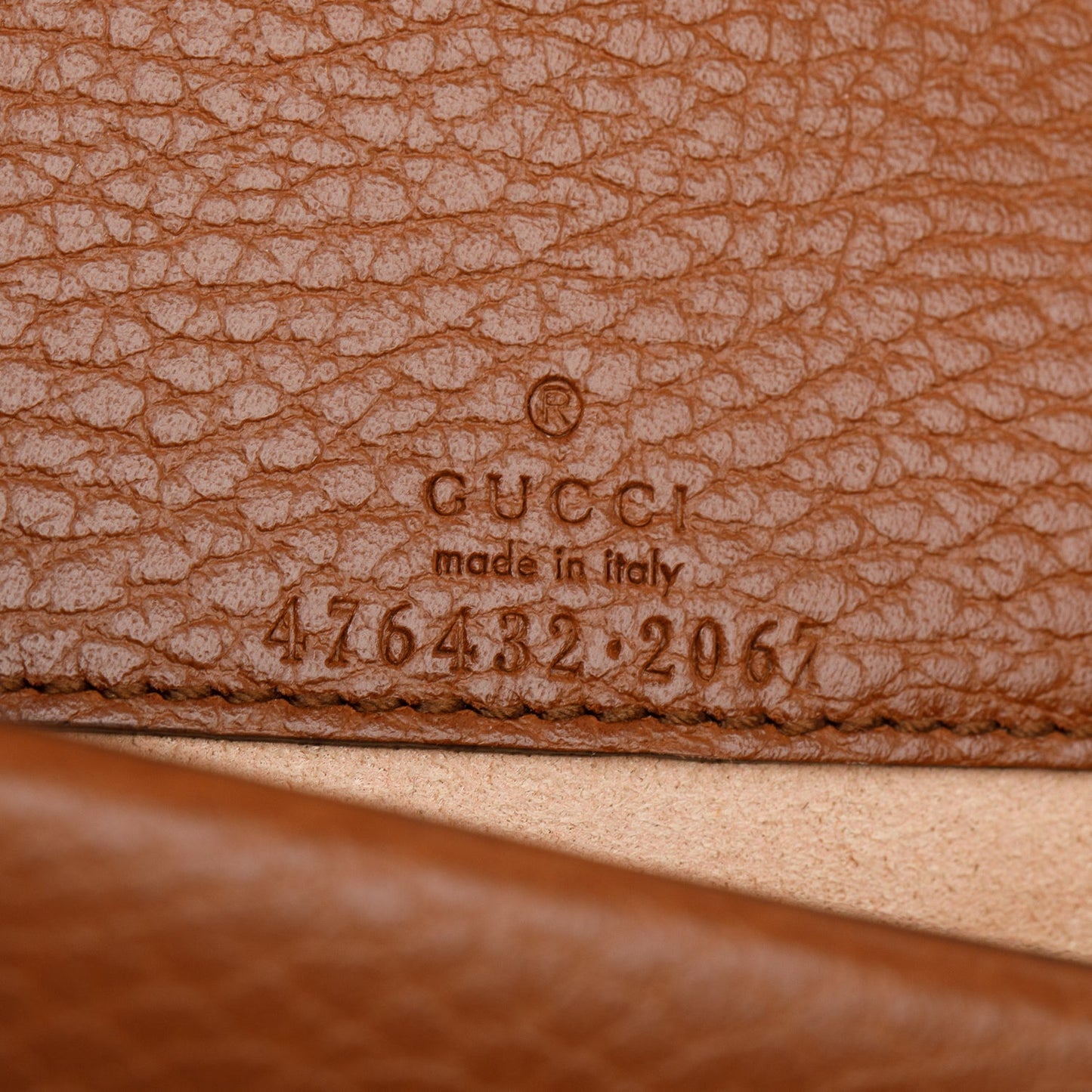 Gucci Brown Leather  Blue GG Denim Dionysus Super Mini Bag