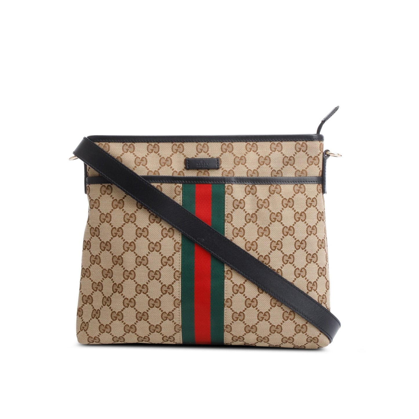 Gucci GG Canvas Web Messenger Bag