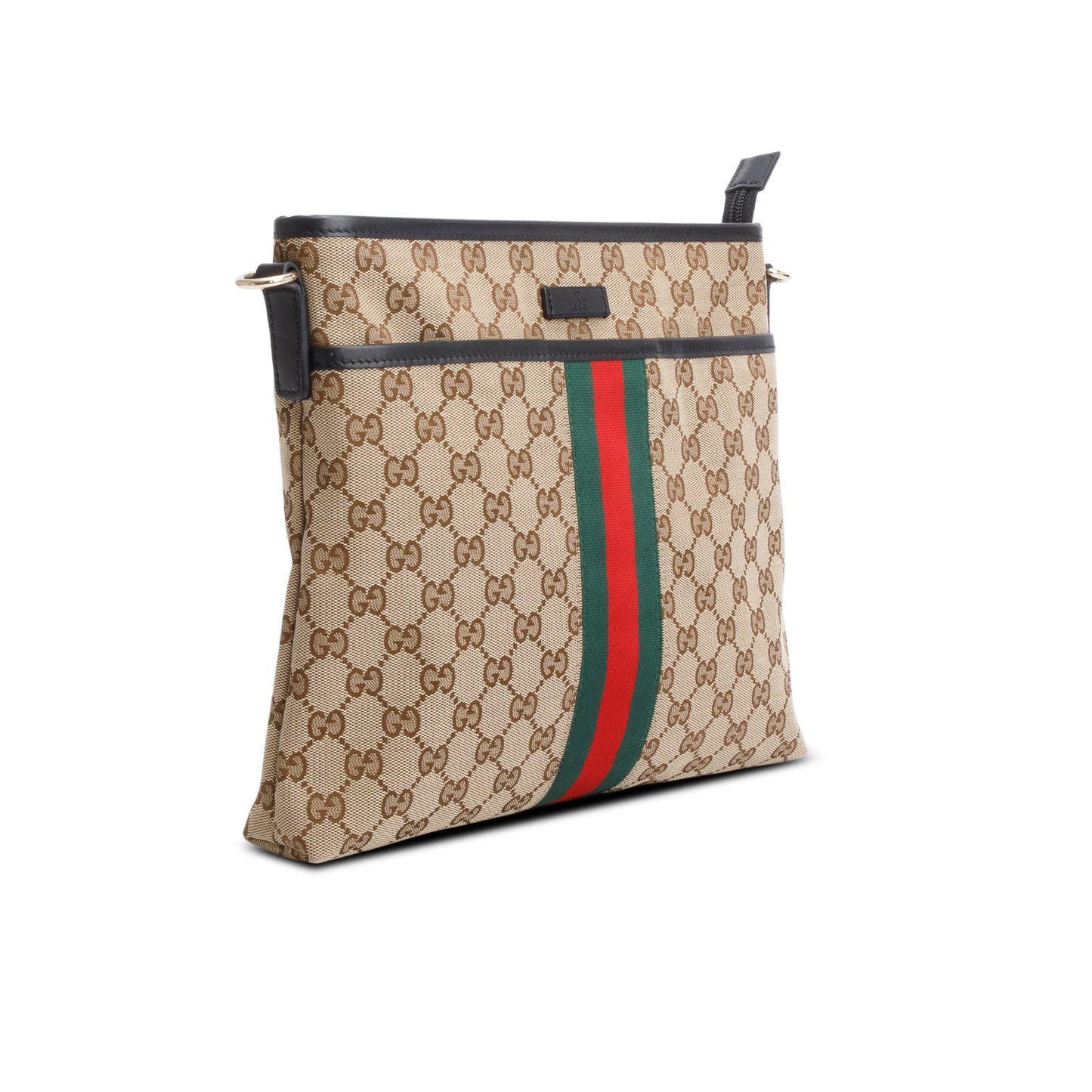 Gucci GG Canvas Web Messenger Bag
